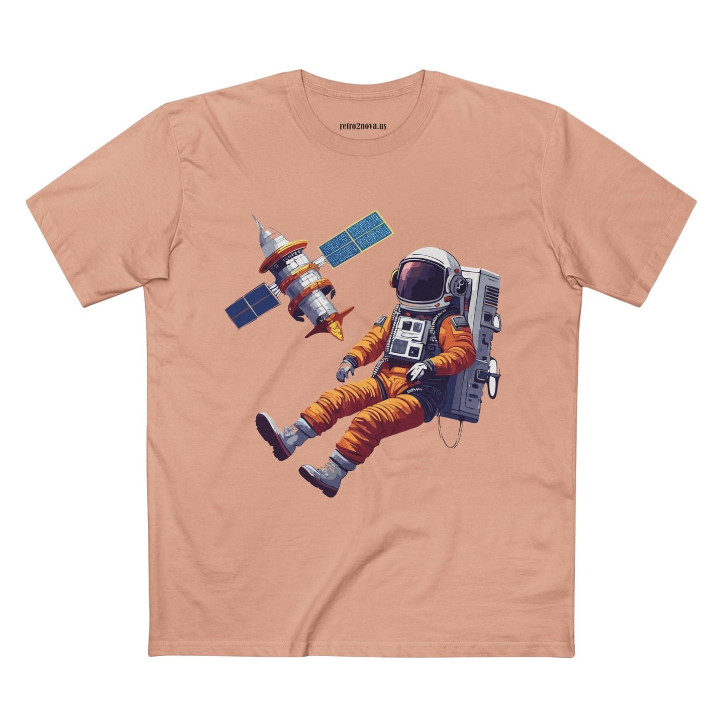 Cosmos Astronaut Shirt CS37 Unisex Premium Cotton Original Art Tee Retro2Nova Edition