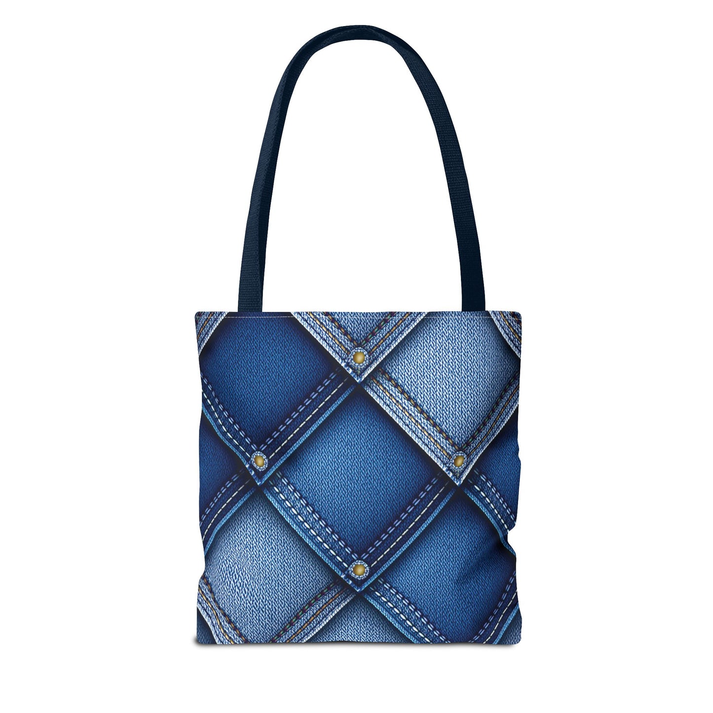 DENIM PRINT CANVAS BAG HIGH-QUALITY 100% SPUN POLYESTER 3 SIZES CANVAS BAG-116