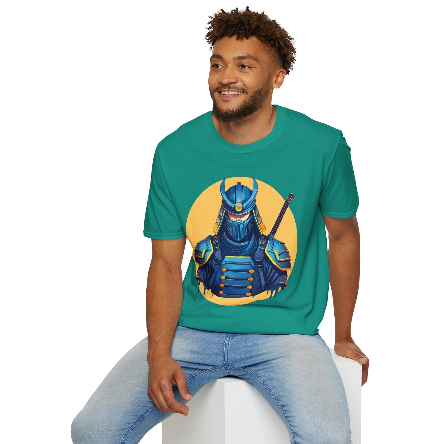 Samurai Shirt Unisex Softstyle T Shirt 100 Percent Ring Spun Cotton Tee For Everyday Comfort
