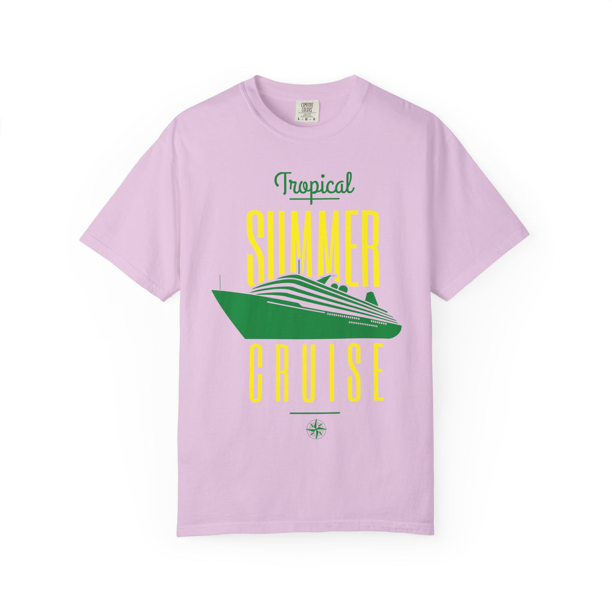 Unisex Garment Dyed T Shirt Relaxed Fit Comfort Colors 1717 Heavyweight 100 Percent Cotton