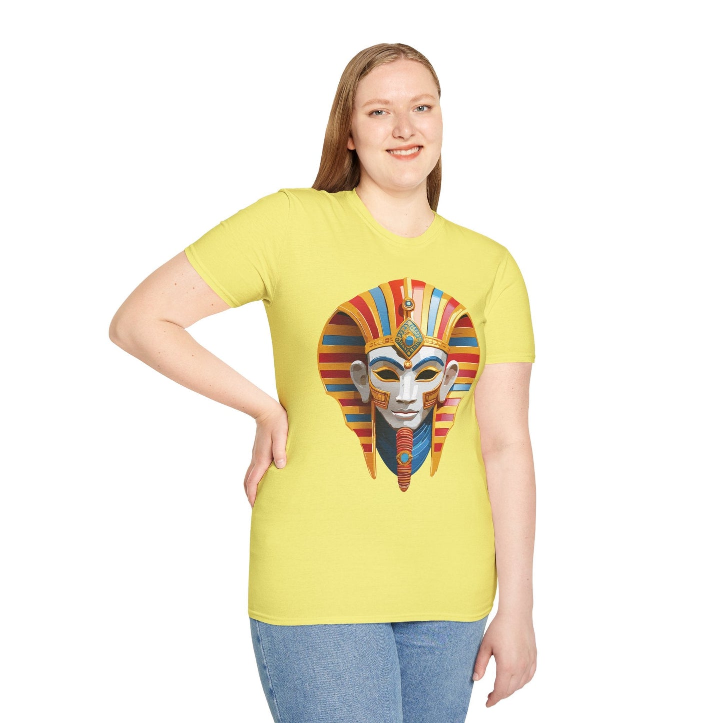 Mask Tee Shirt Unisex Art Design Masquerade Tee Gildan Softstyle 64000 Lightweight Cotton