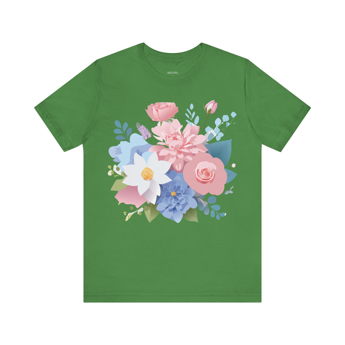 Floral Graphic Tee Shirt - Bella+Canvas Unisex 100 Cotton 25
