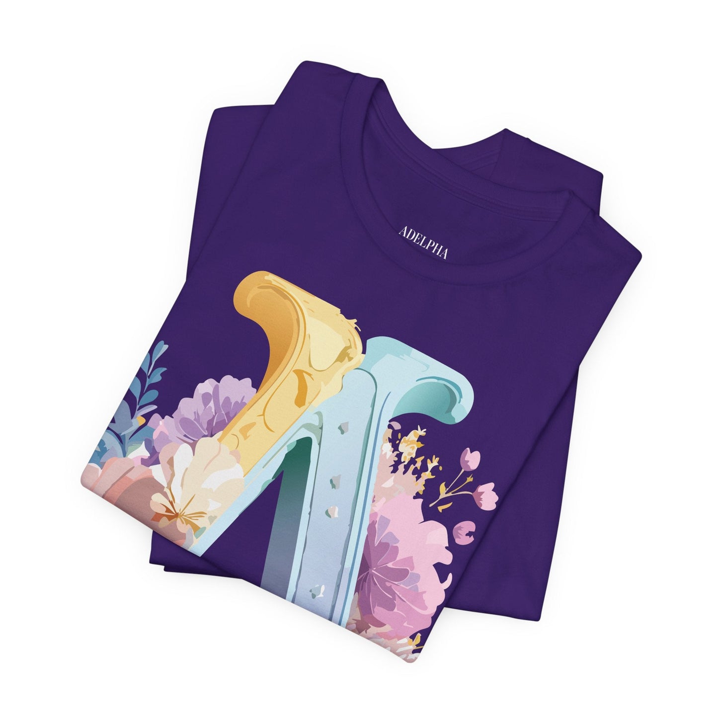 Letter A Shirt Unisex Graphic Tee With Vintage Inspired Adelpha Artwork For Everyday Wear