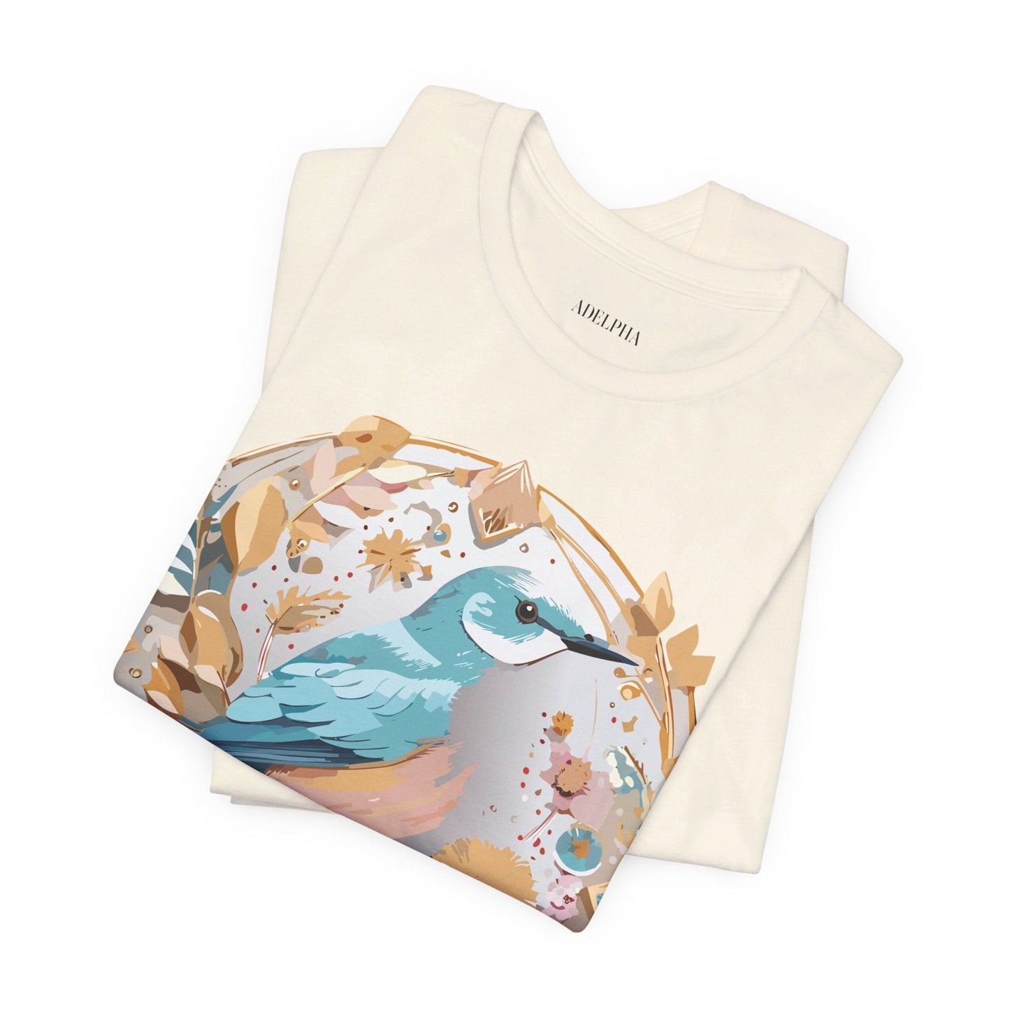 Adelpha Medallion Shirt Unisex Graphic Tee With Vintage Inspired Artwork Short Sleeve Jersey
