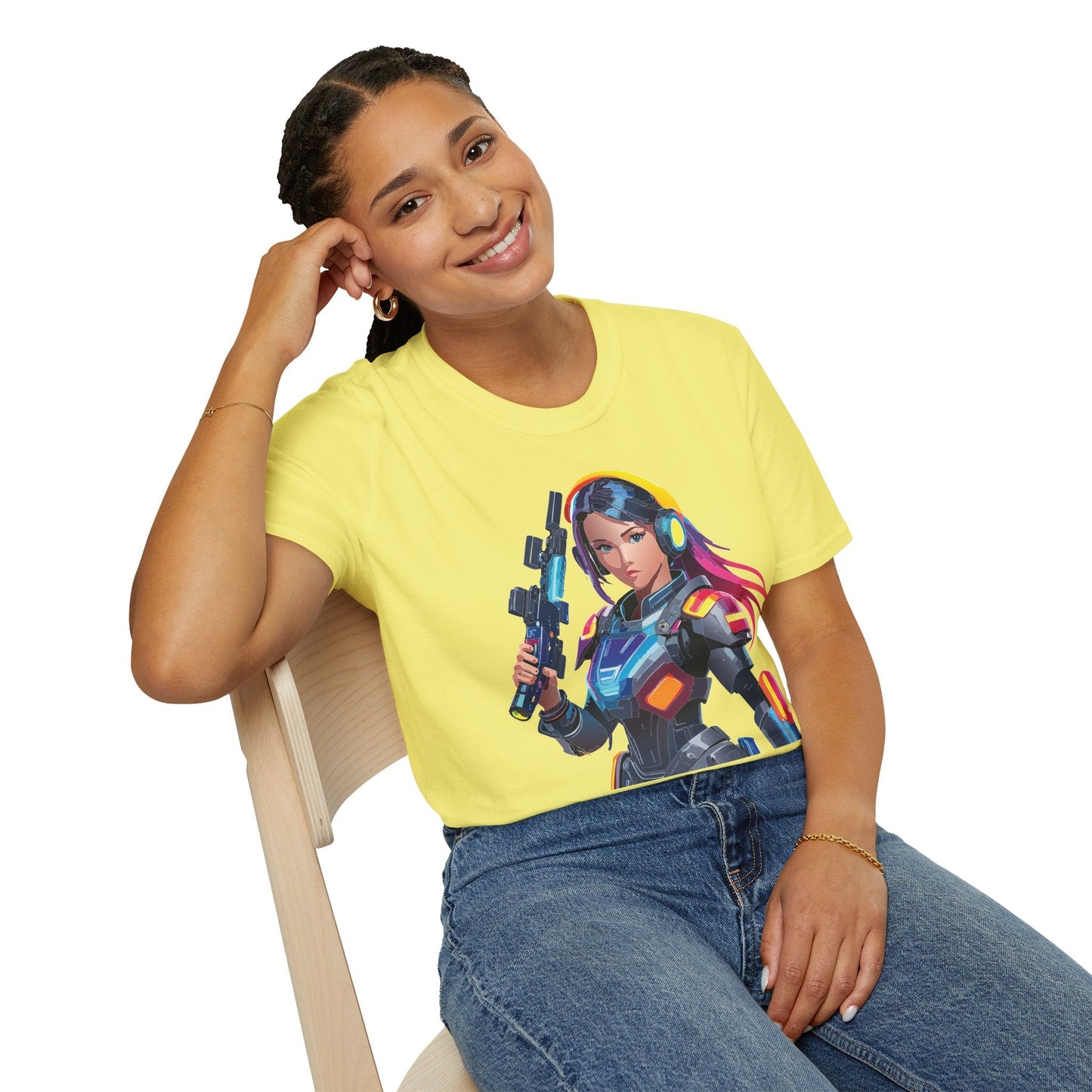 Robocop T Shirt Unisex Softstyle 64000 Graphic Tee With Robocop Art Design Premium