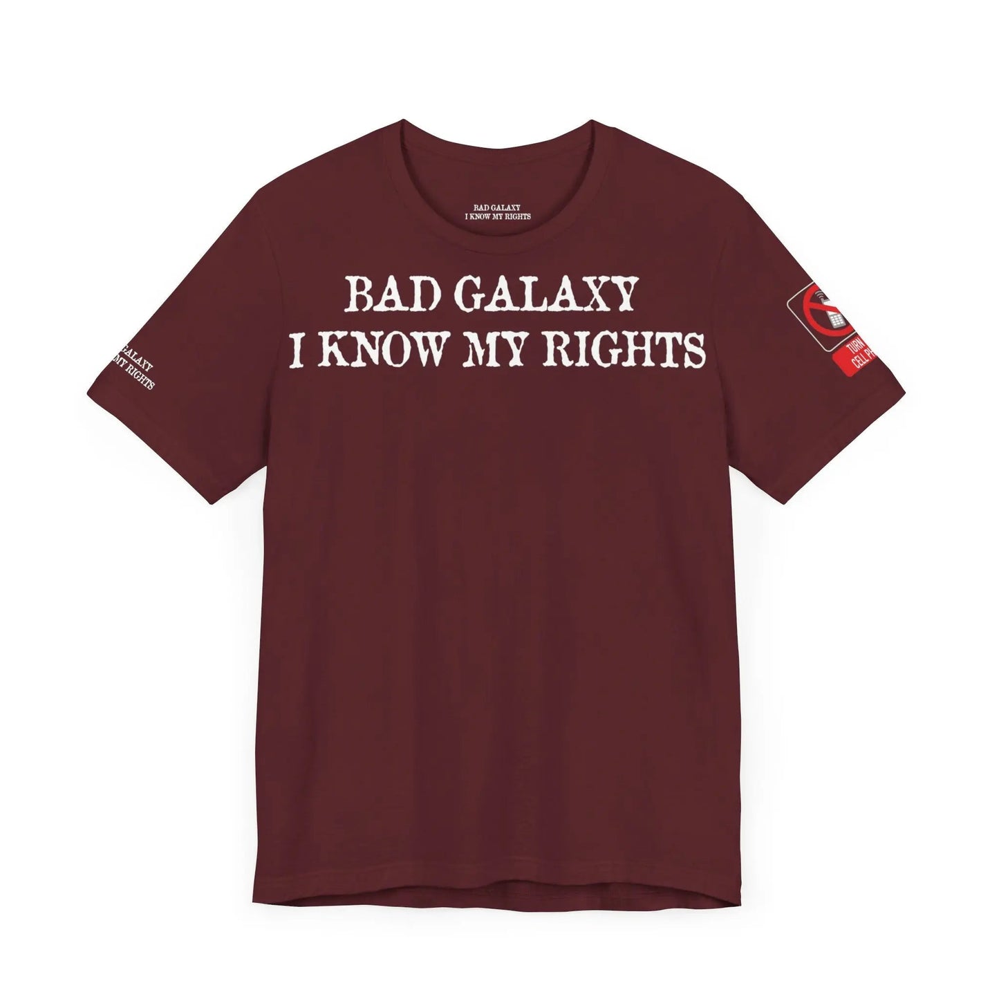 Red Stamp Graphic Design Unisex Cotton T-Shirt 7
