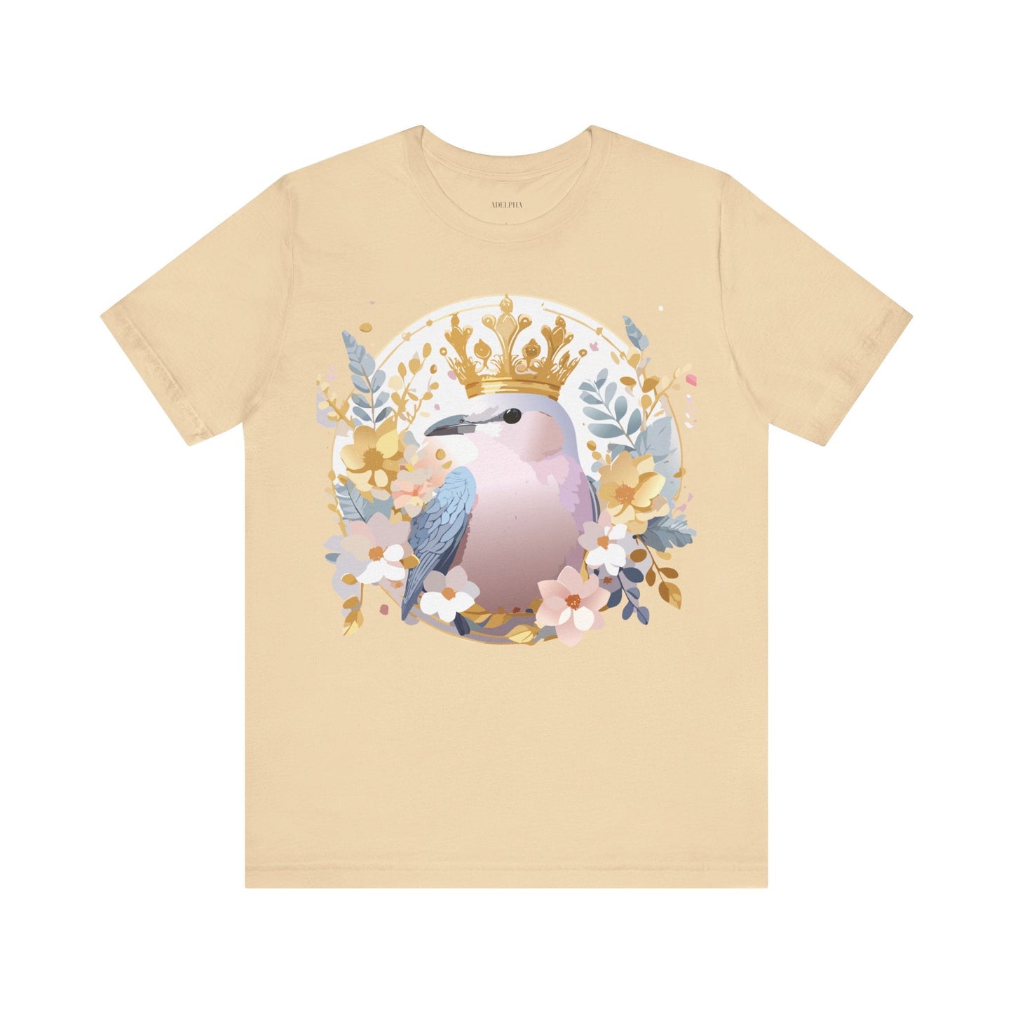 Adelpha Medallion Graphic Tee Unisex Short Sleeve Vintage Inspired Artwork Shirt