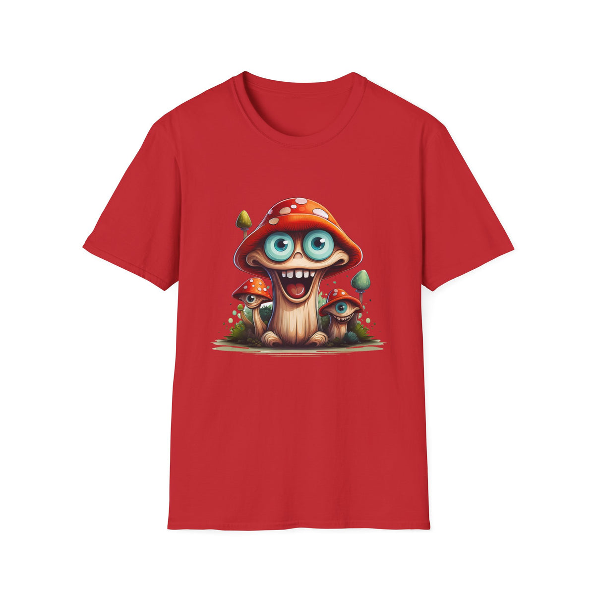 Funny Mashroom Graphic Tee Gildan Unisex 100 Cotton Tee Shirt h25