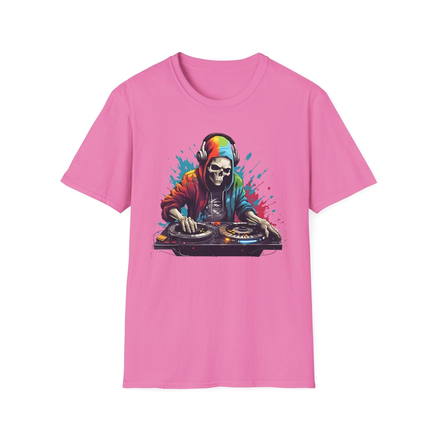 Skull T Shirt Unisex Skeleton Tee 100 Cotton Softstyle Gildan 64000 Graphic Tee Artwork