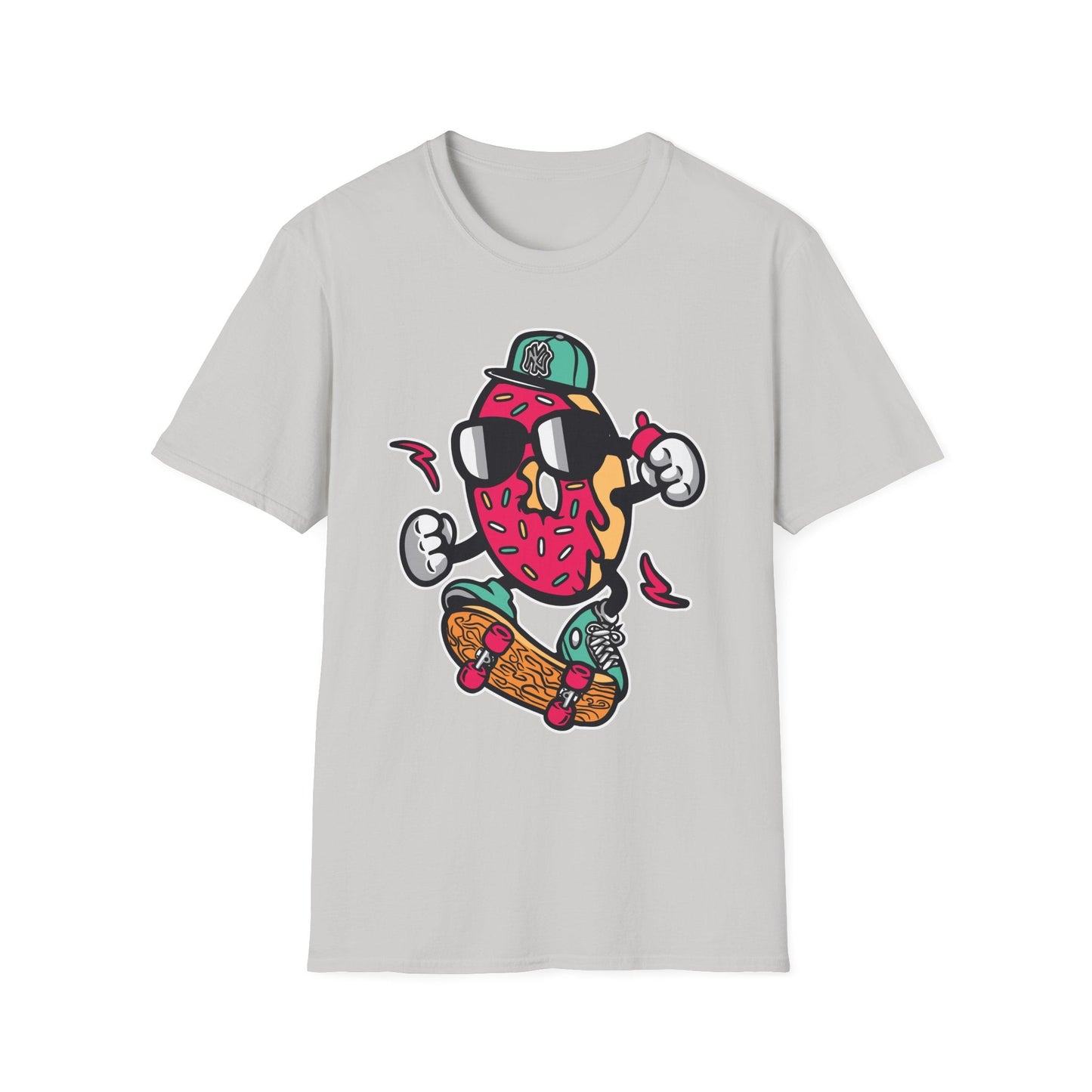 Cartoon T Shirt Animation Tee Funny Art Graphic Shirt Unisex Gildan Softstyle 64000