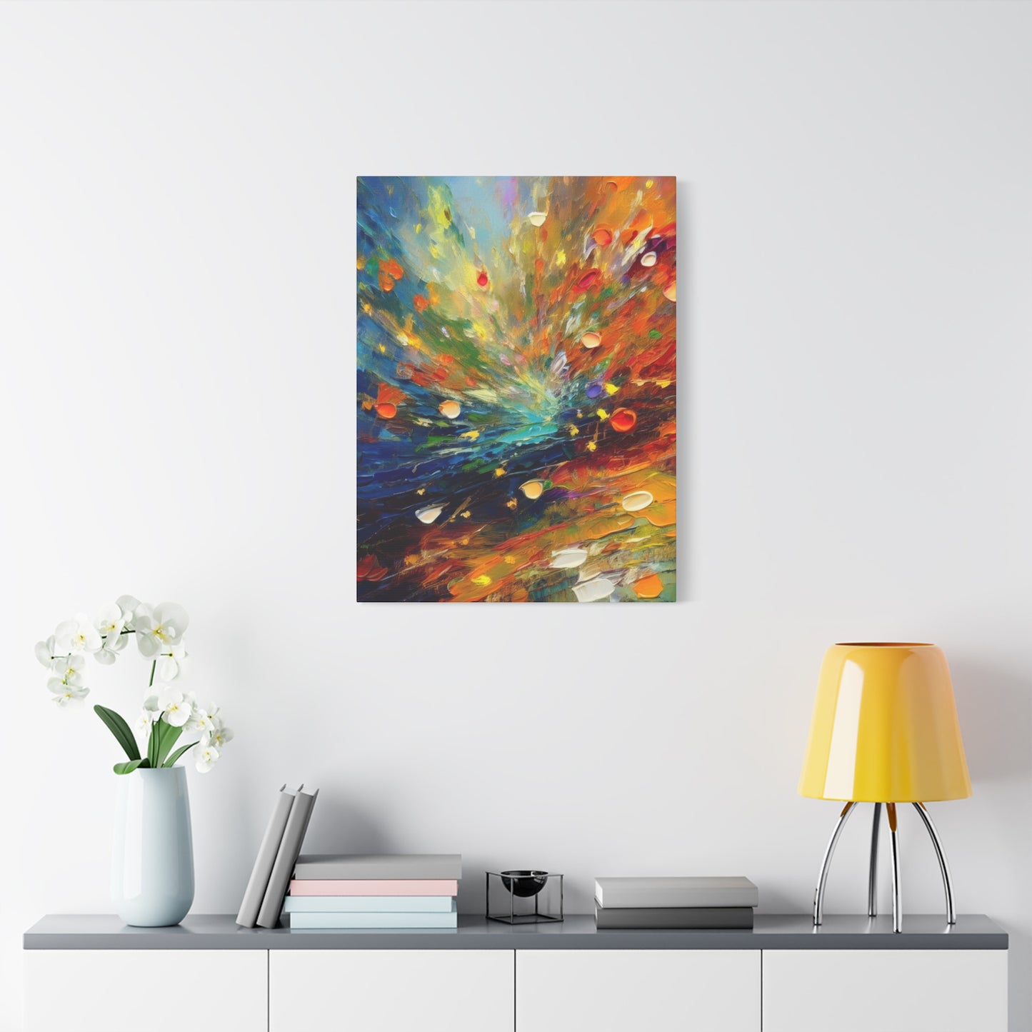Abstract Oil Painting Print Canvas 20x24,20x30,24x30 24x32,24x36,30x40 32x48,36x48,40x60 Pine-Wood Inner Frame ABS-121