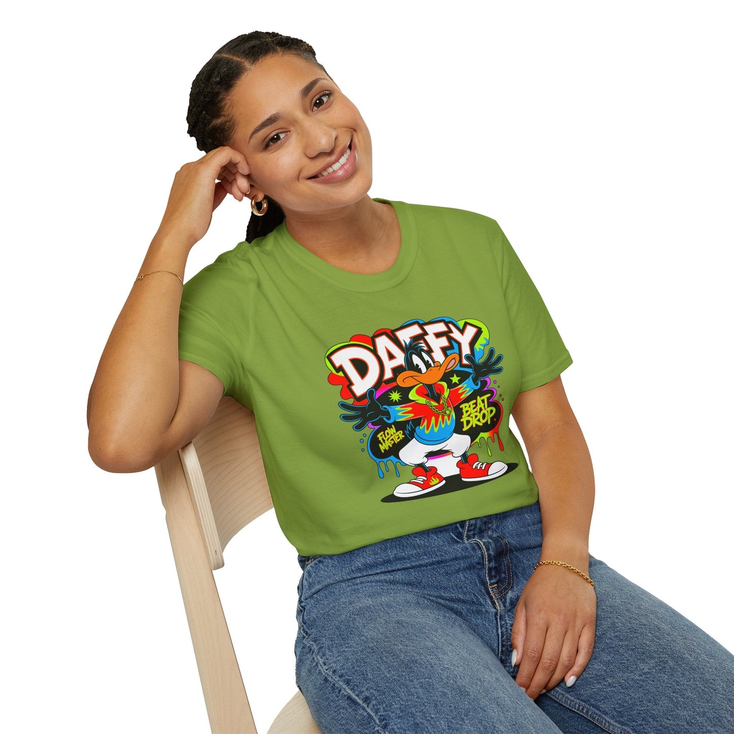 Funny Cartoon Animals T Shirt Unisex Softstyle Tee With Animation Design Gildan 64000