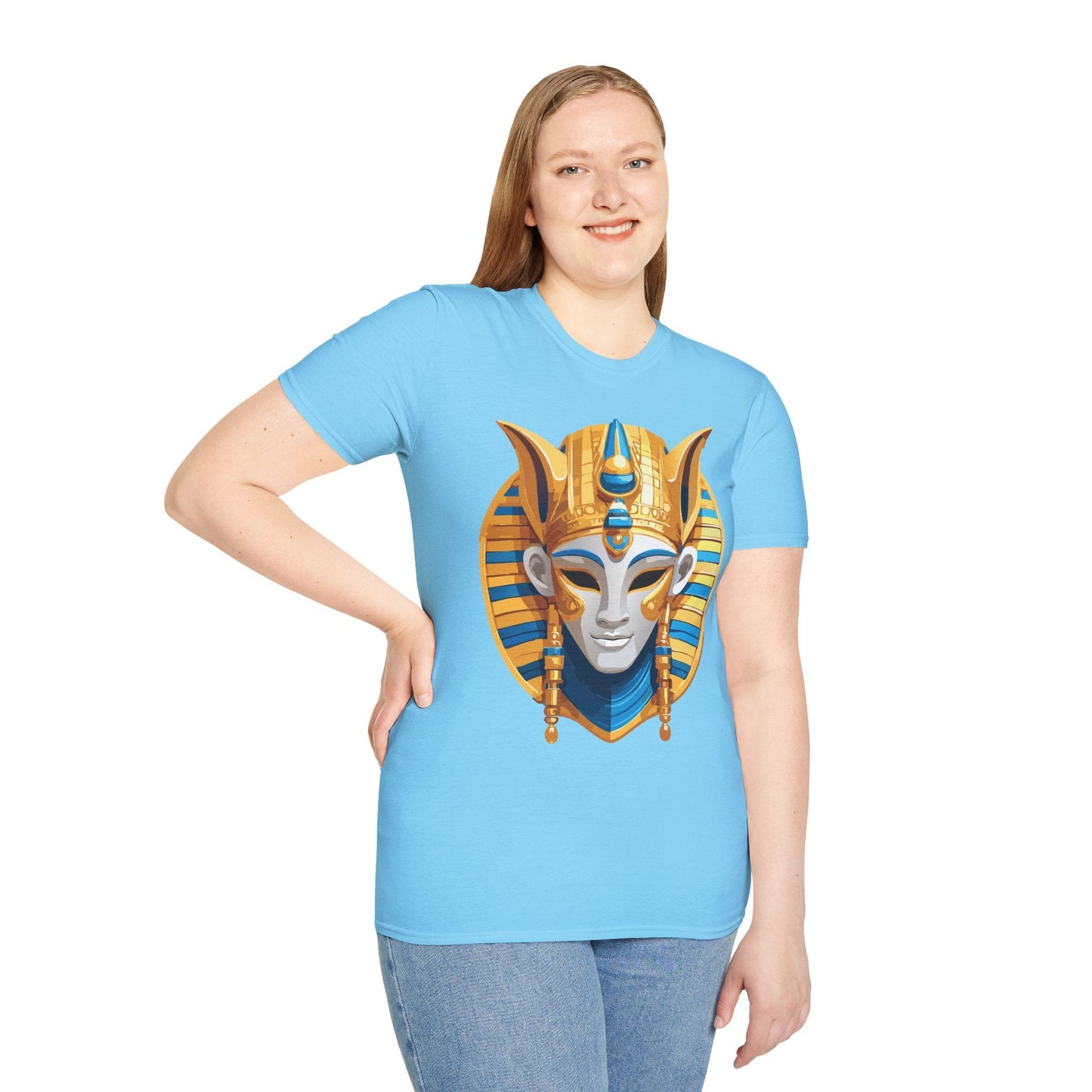 Mask Tee Shirt Unisex Masquerade Design Artwork Gildan Softstyle 64000 Cotton Tee