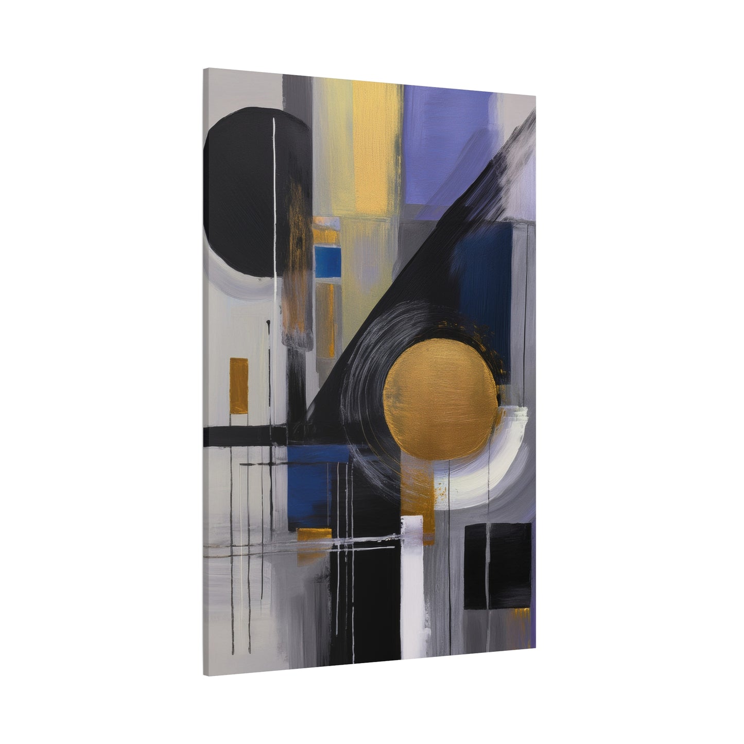 Purple Abstract Painting Print Canvas 20x24,20x30,24x30, 24x32,24x36,30x40, 32x48,36x48,40x60 Pine-Wood Inner Frame ABS-32