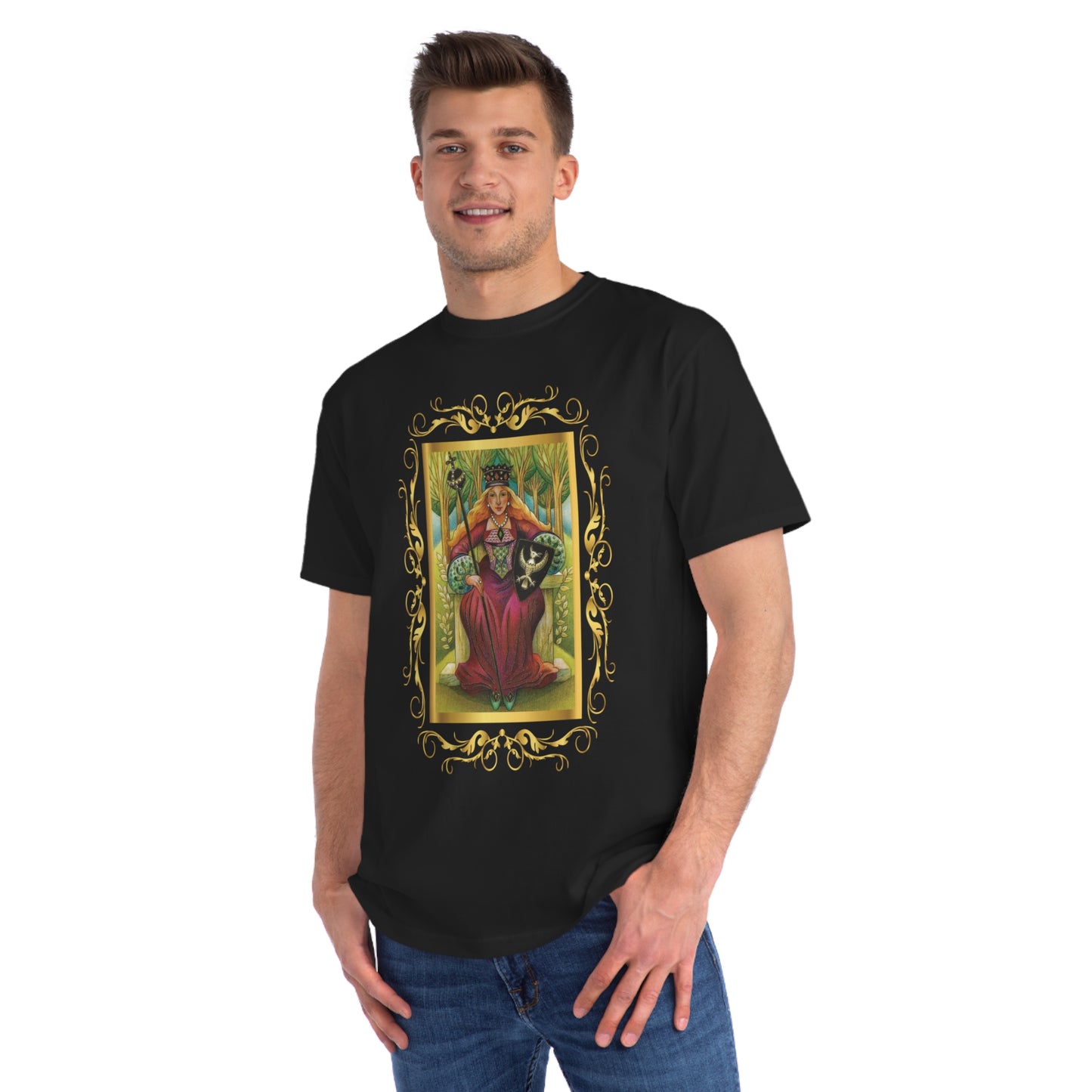 Camiseta unisex de algodón orgánico con cartas del tarot