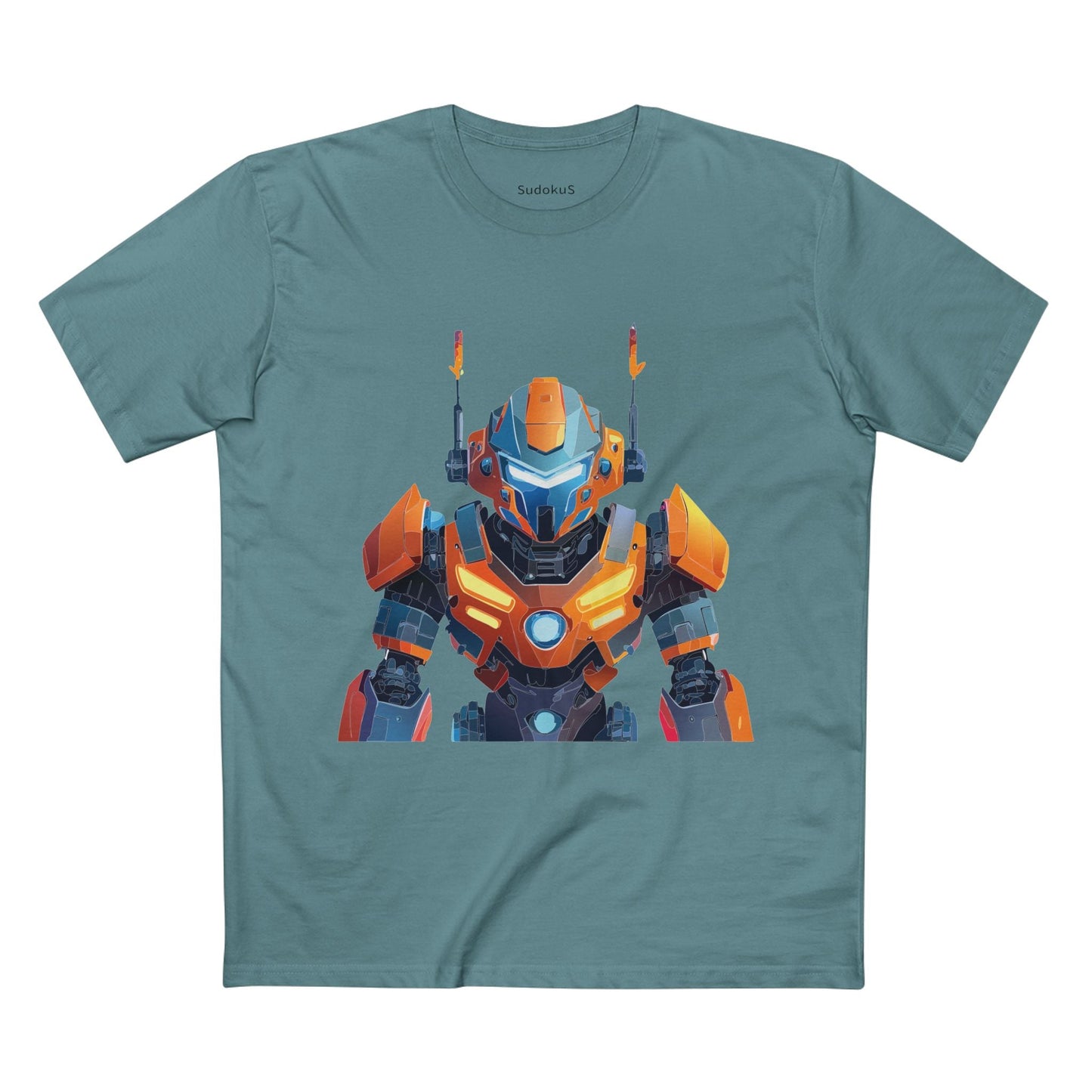 Cyborg Robot Graphic Unisex 100 Cotton Staple Tee 3