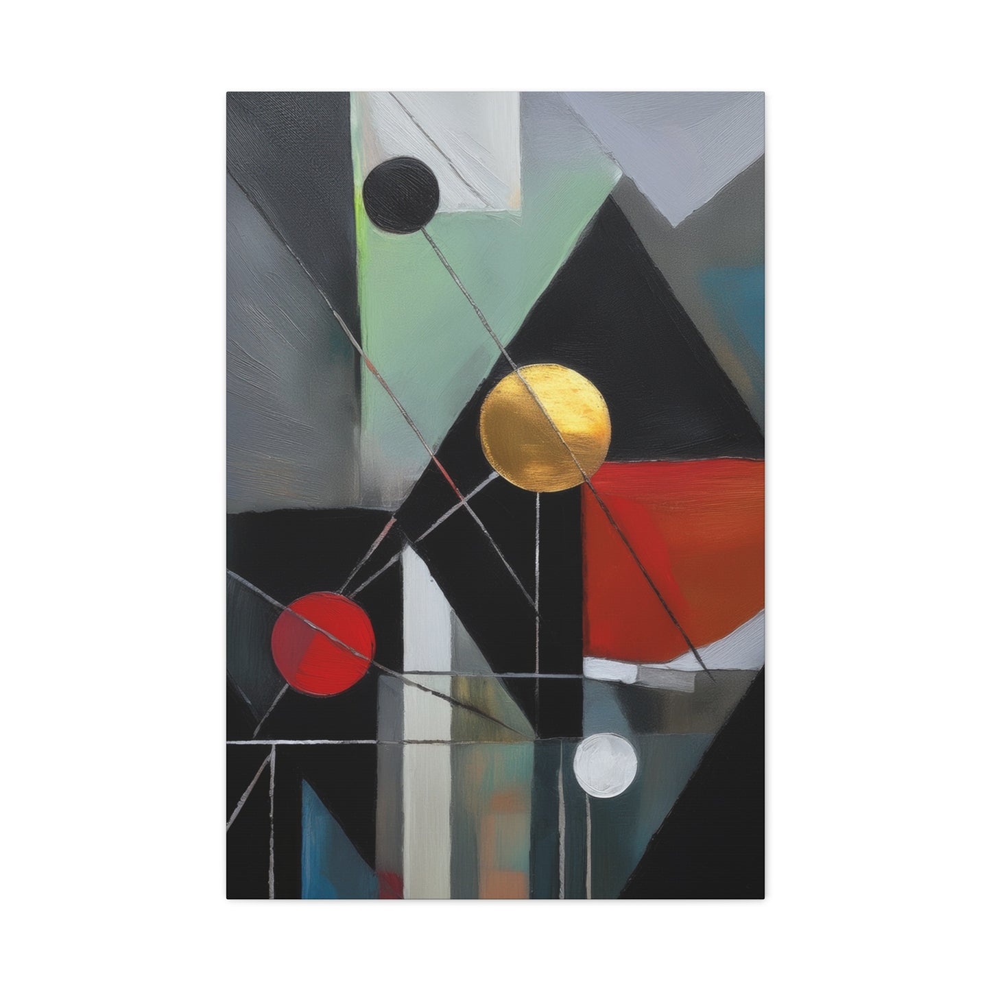 Abstract Oil Painting Print Canvas 20x24,20x30,24x30 24x32,24x36,30x40 32x48,36x48,40x60 Pine-Wood Inner Frame ABS-159