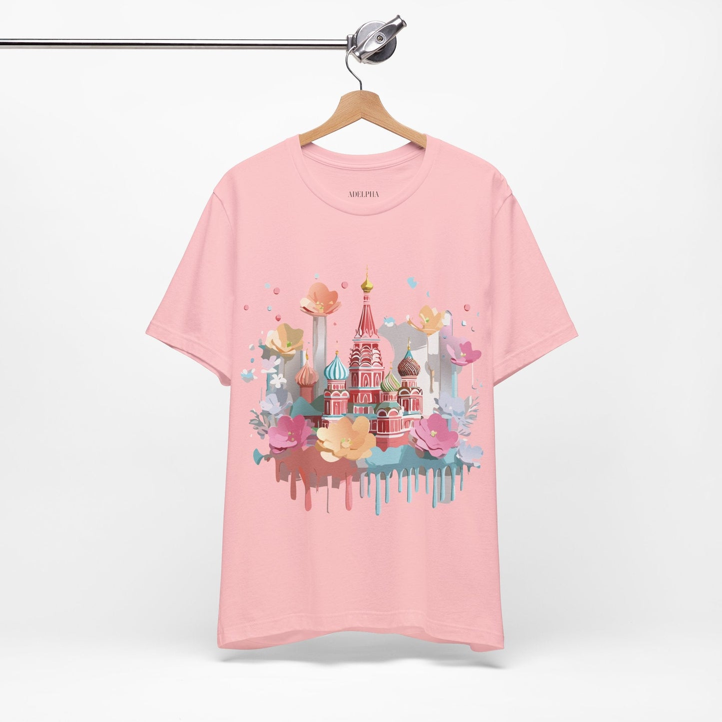 Unisex Graphic Tee From Adelpha Moscow Themed Tourist Shirt Vintage Inspired Art