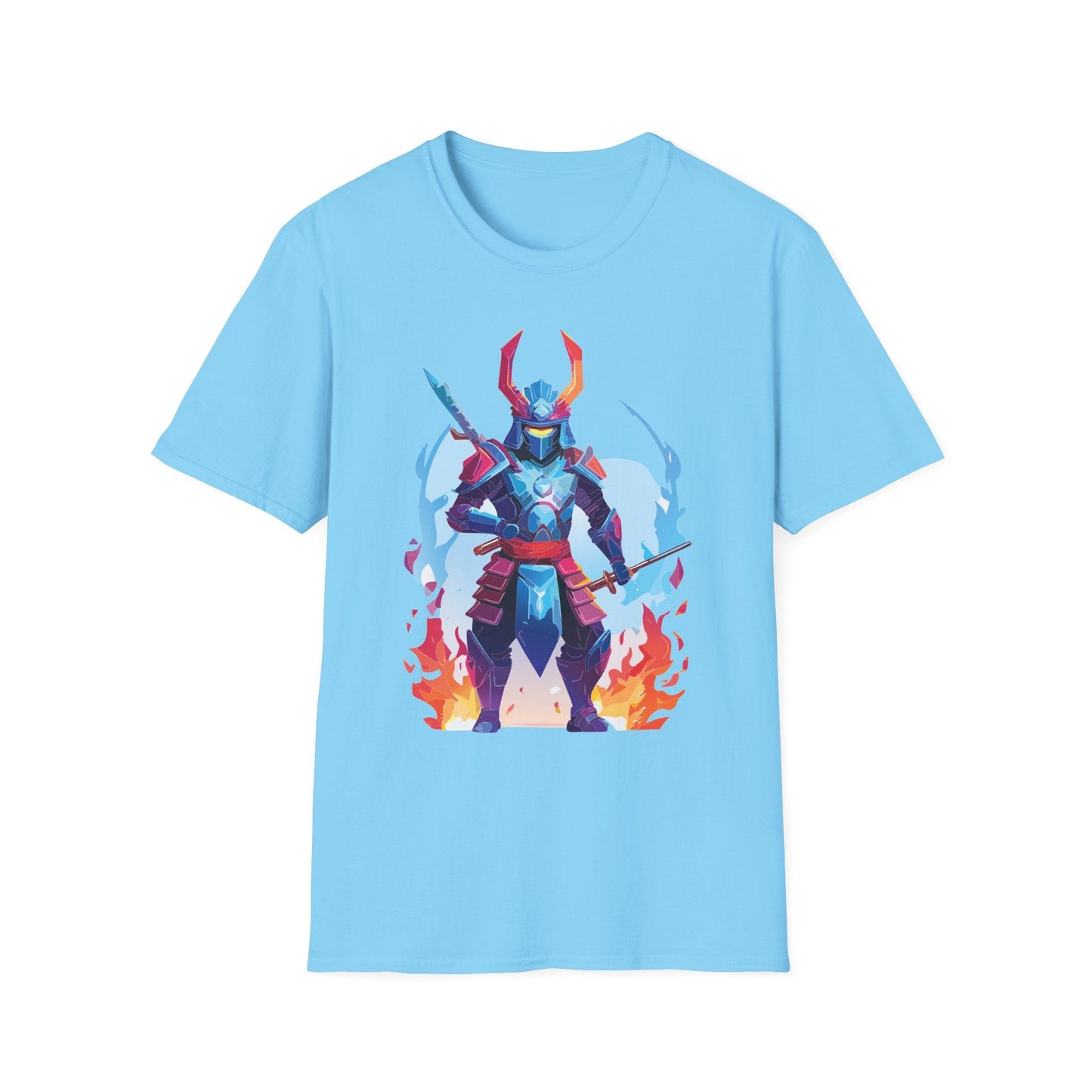 Samurai Shirt Unisex T Shirt 100 Percent Ring Spun Cotton Softstyle Tee Gildan 64000