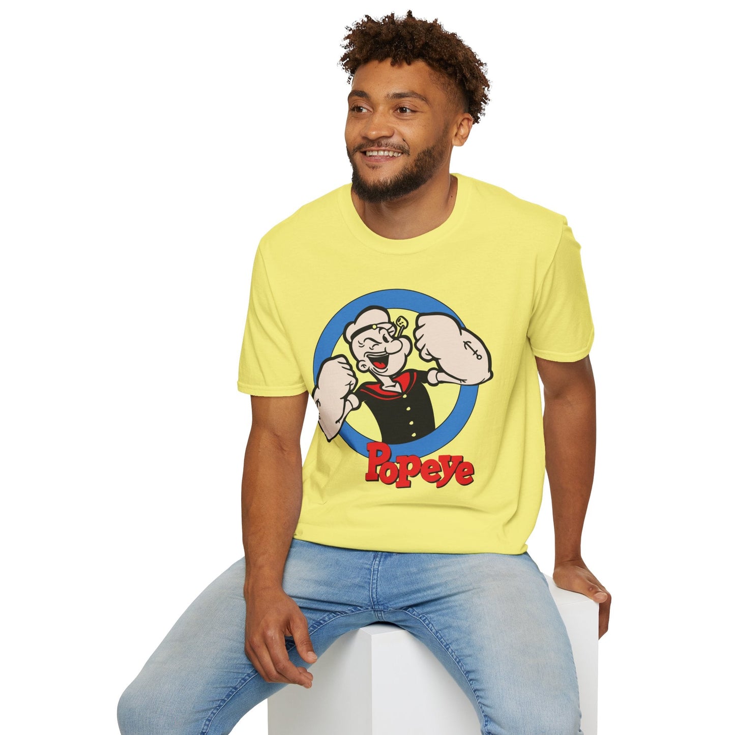 Unisex Cartoon T Shirt With Art Design Funny Animation Tee Gildan Softstyle 64000