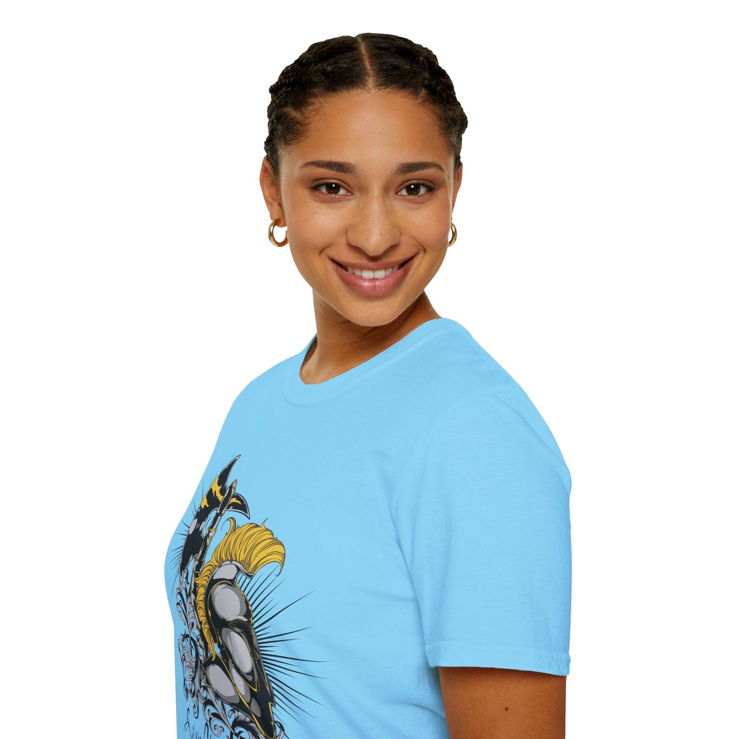 Unisex Art Graphic Shirt 100 Percent Ring Spun Cotton Softstyle Tee For Everyday Comfort And Style