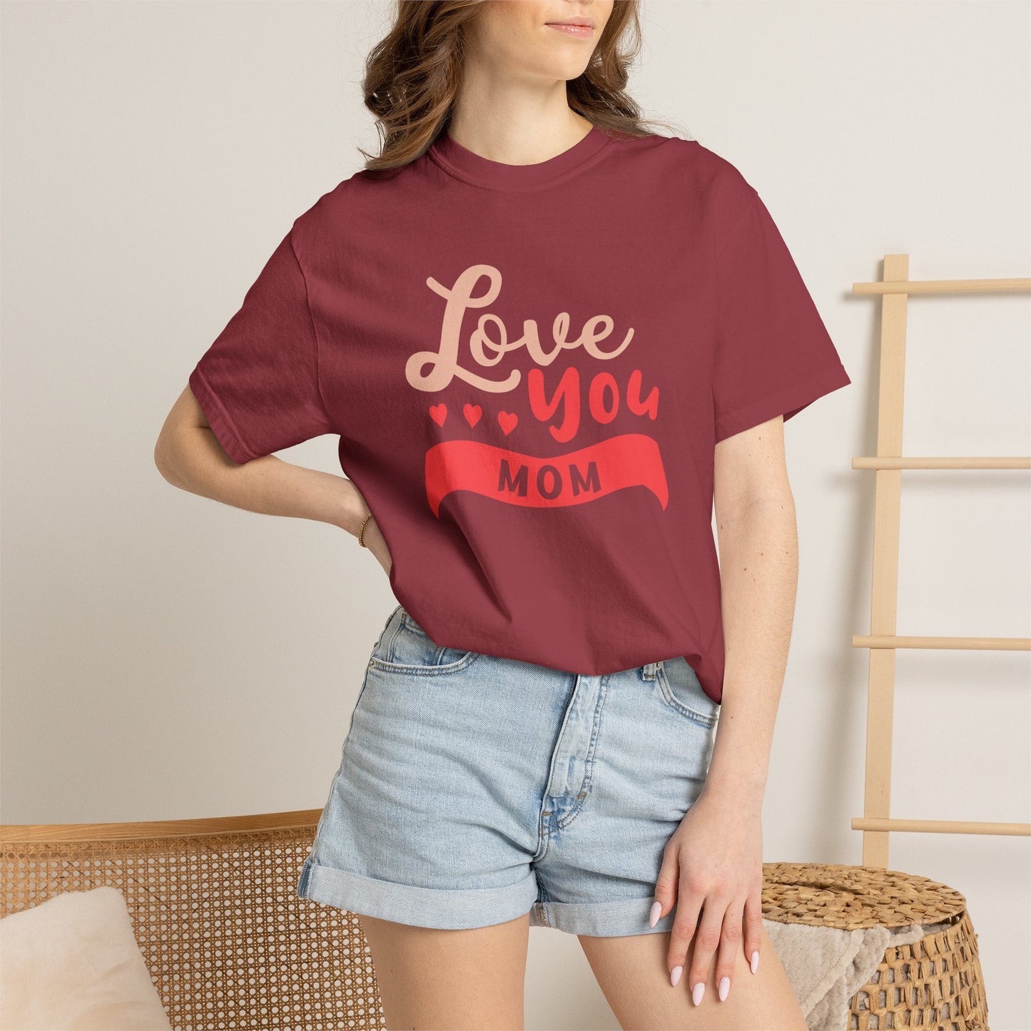 Mom T-shirt Mother Day Mama Tee Unisex Comfort Colors Garment-Dyed Cotton h50