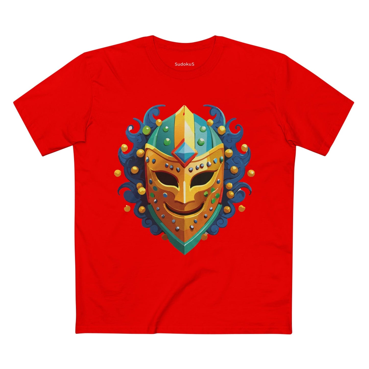 Mask Graphic Unisex 100 Cotton Staple Tee 18