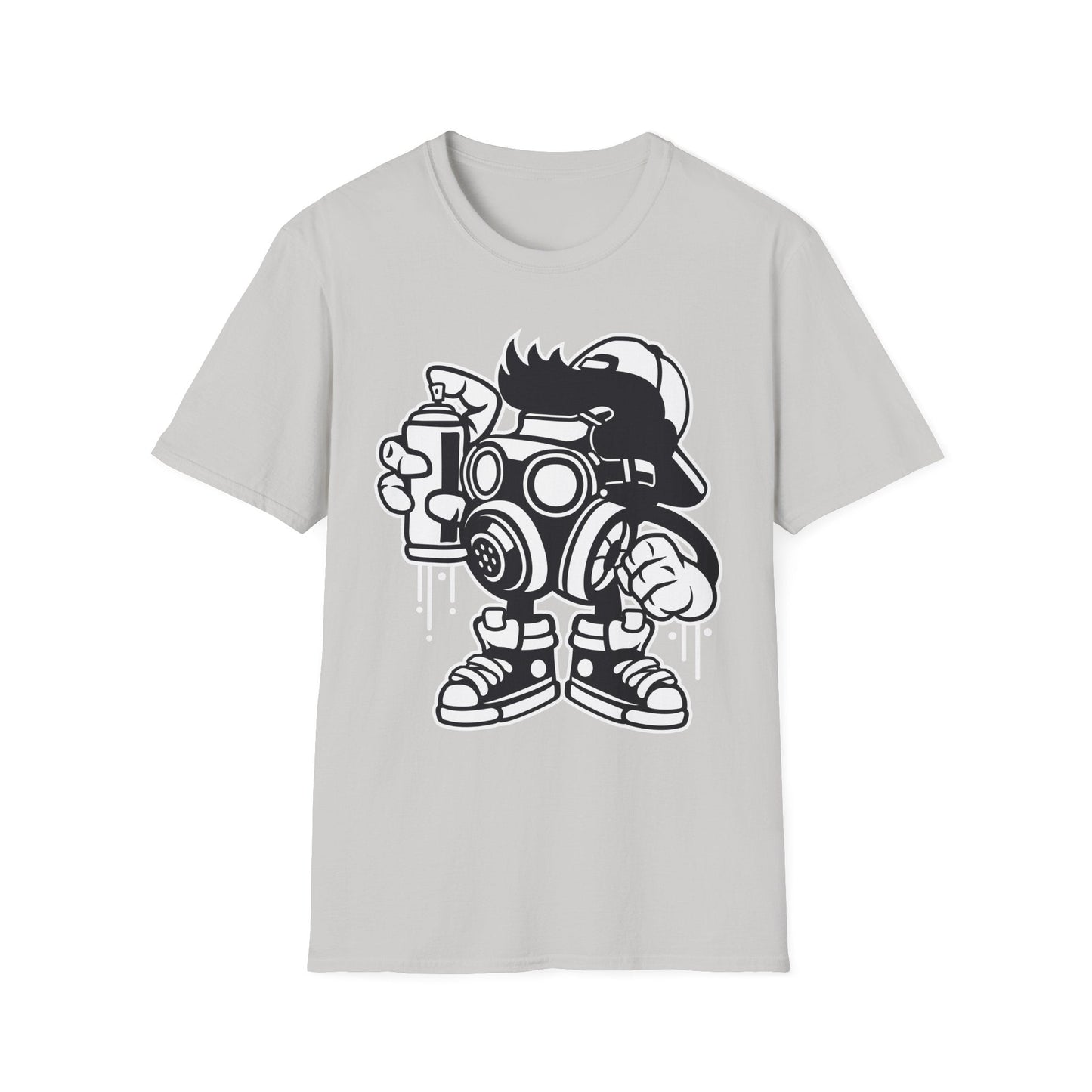 Cartoon T Shirt Unisex Animation Tee Funny Art Design Gildan Softstyle 64000 Ring Spun Cotton