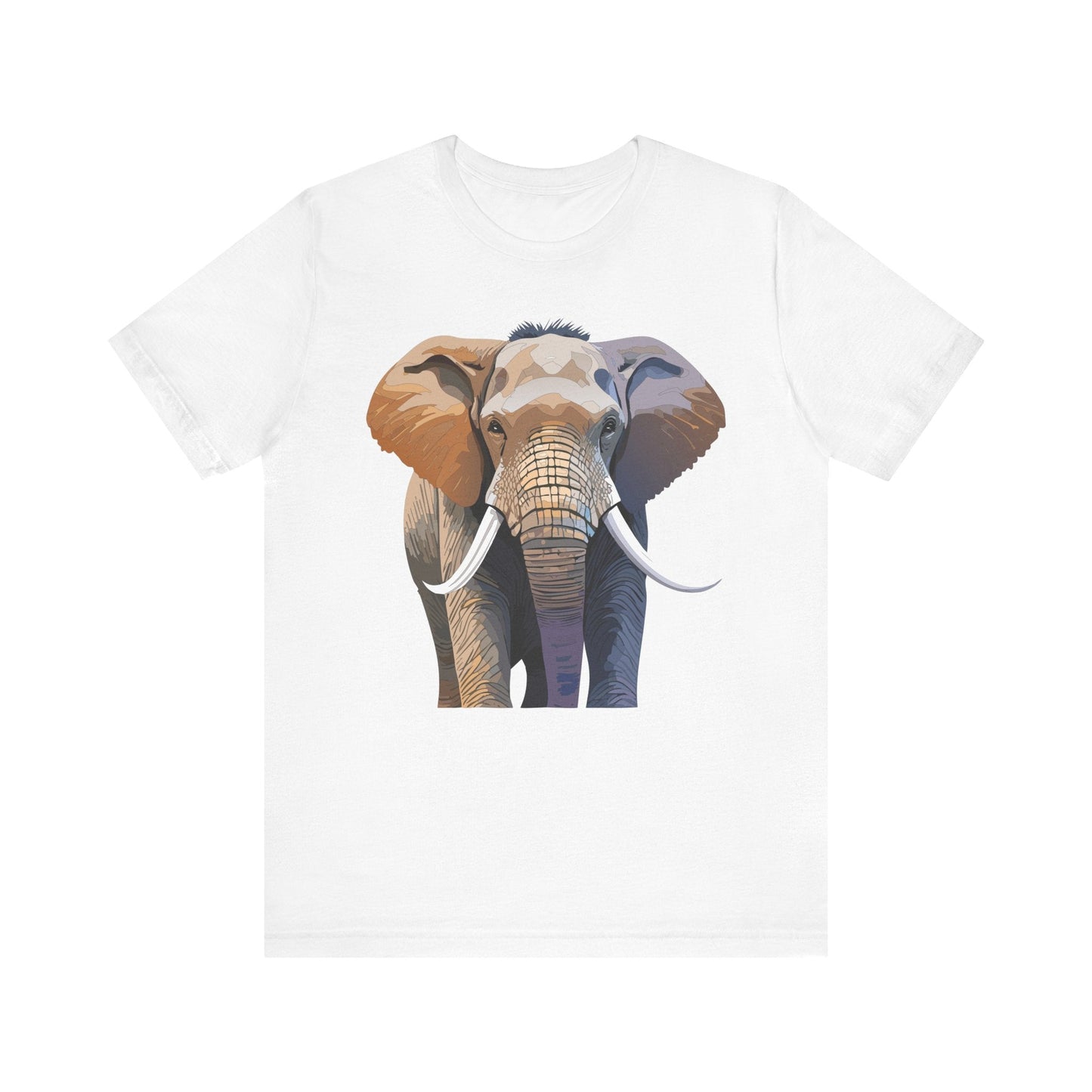 Unisex Animal Art Design Tee Shirt With Wildlife Animals Short Sleeve Everyday Comfort