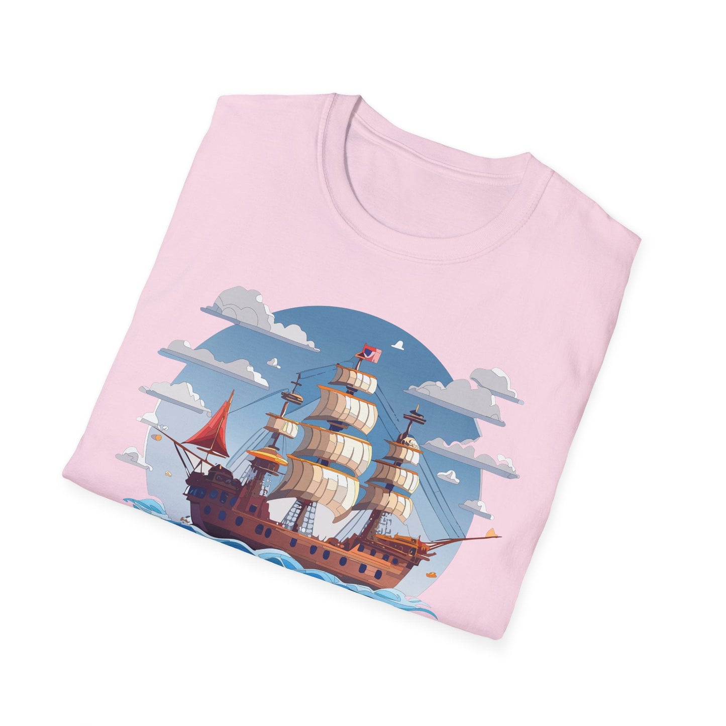 Ship T Shirts Frigate T Shirts Vessel Tee Shirt Unisex Softstyle Cotton Tee Gildan 64000