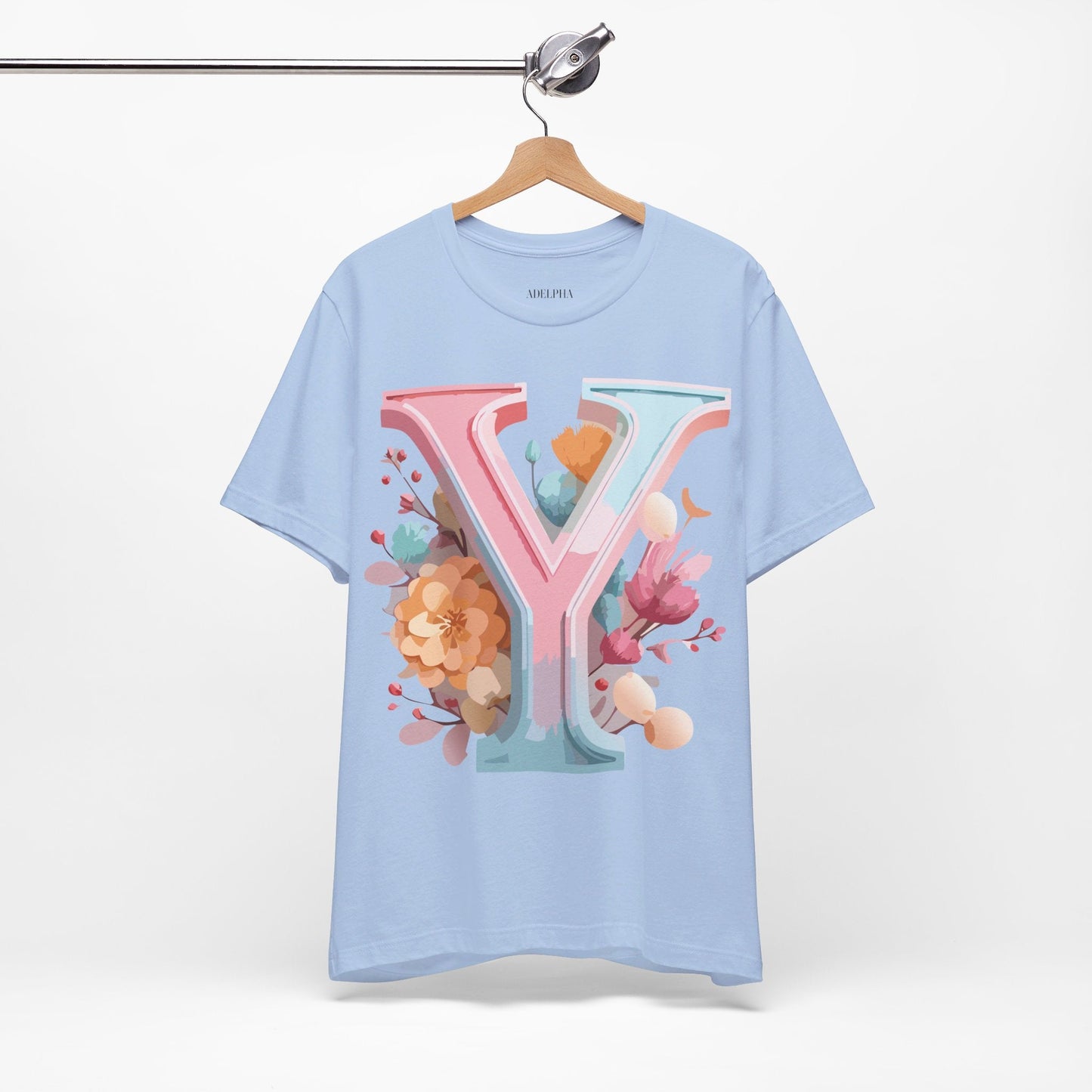 Unisex Letter Y Graphic Tee From Adelpha Vintage Inspired Artwork T Shirt For Everyday Wear