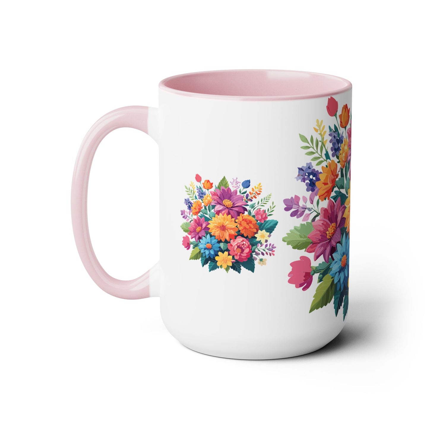 Floral Mug, Floral Cup