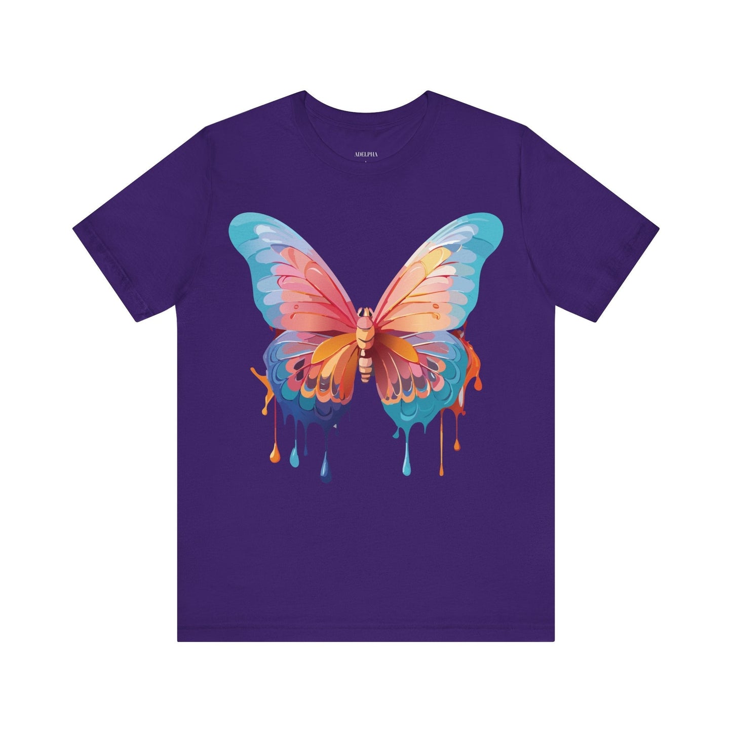 Butterfly Graphic Tee Adelpha Unisex Short Sleeve Design Tee