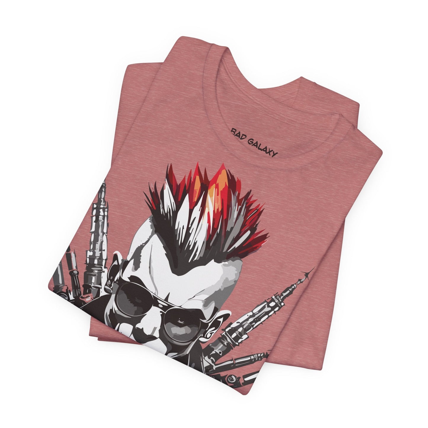 Punk Rock Tee Shirt Made To Order 100 Percent Cotton Lightweight Printed In USA Free Shipping