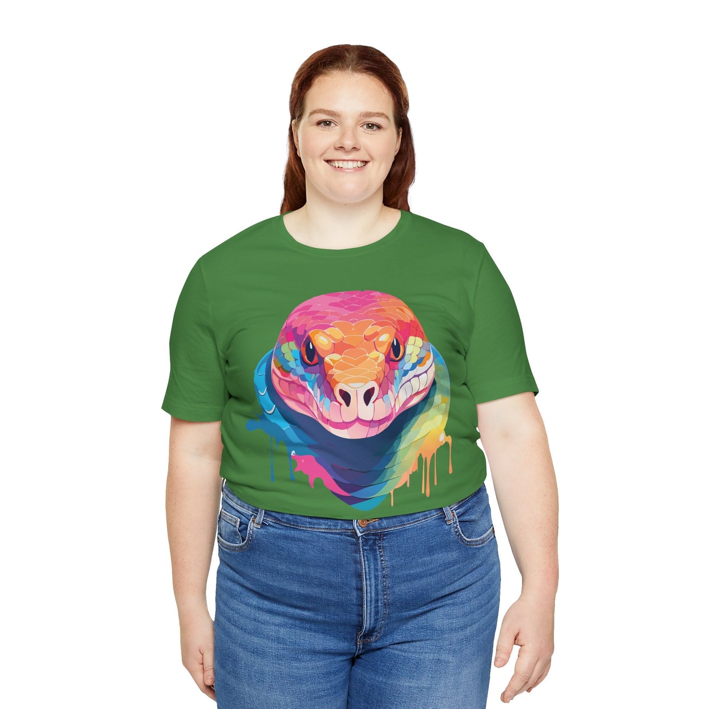 Unisex Animal Shirt With Art Design Wild Animals Graphic Print Casual Short Sleeve Tee