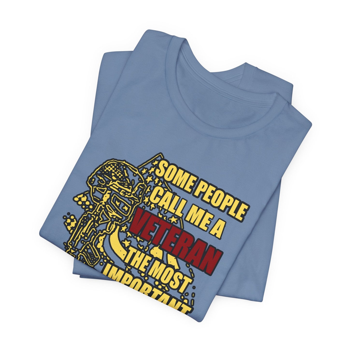 Army Veteran Patriotic Graphic Design Unisex Cotton T-Shirt v58