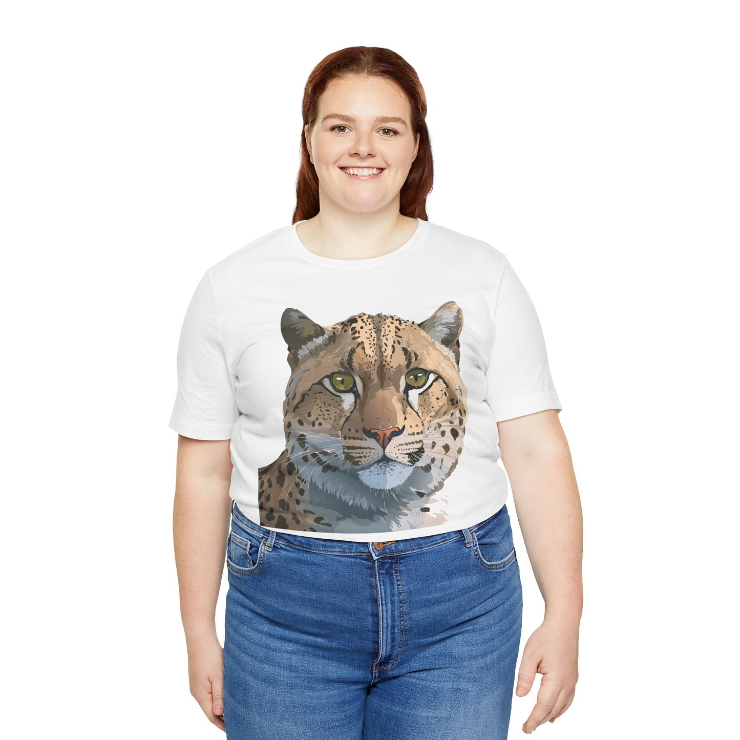 Unisex Animal Shirt With Animals Art Design Tee Short Sleeve Wildlife Print Tee Shirt