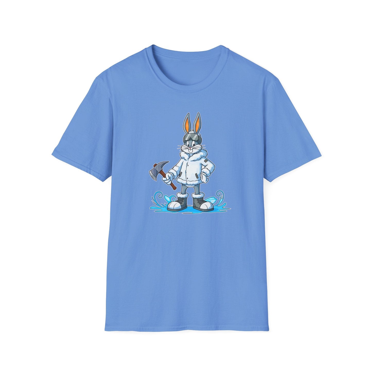 Bugs Bunny T Shirt Unisex Cartoon Animation Graphic Tee Softstyle Short Sleeve By Gildan 64000