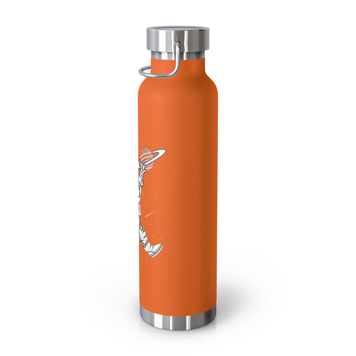 22oz Copper Insulated Water Bottle with Cartoon Design - CV54