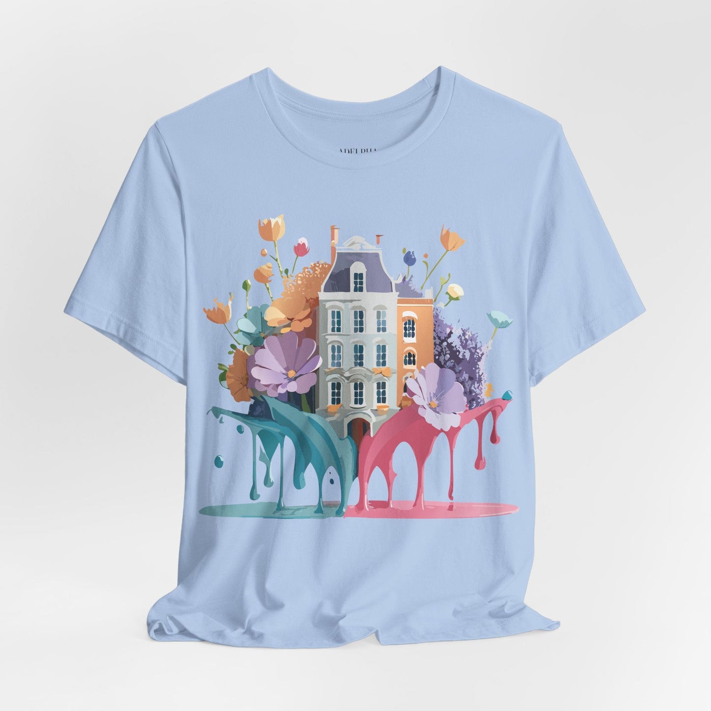 Amsterdam Graphic Tee Unisex Jersey Short Sleeve Shirt Travel Themed Original Artwork