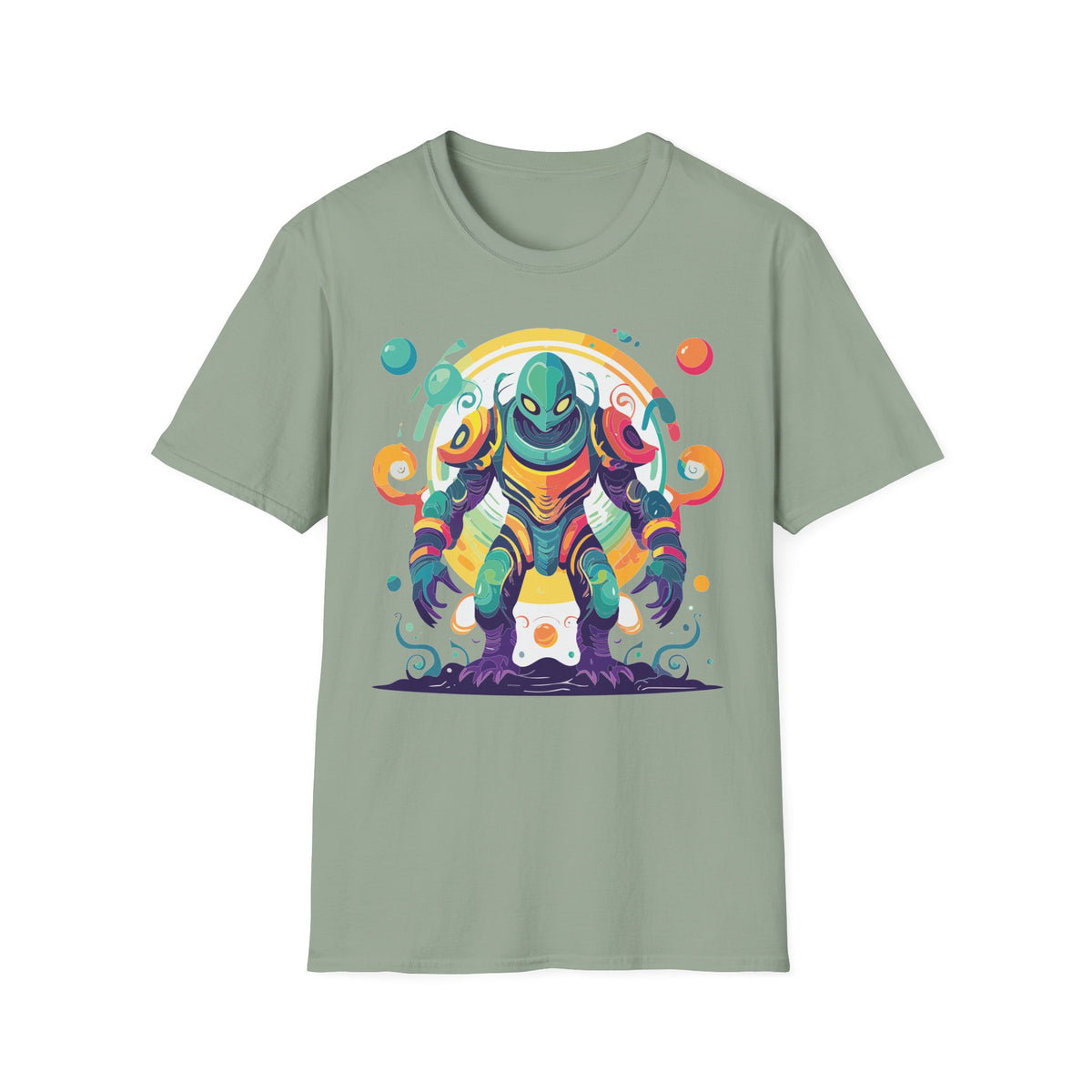 Alien Cosmos Graphic Tee Gildan Unisex 100 Cotton Tee Shirt a13