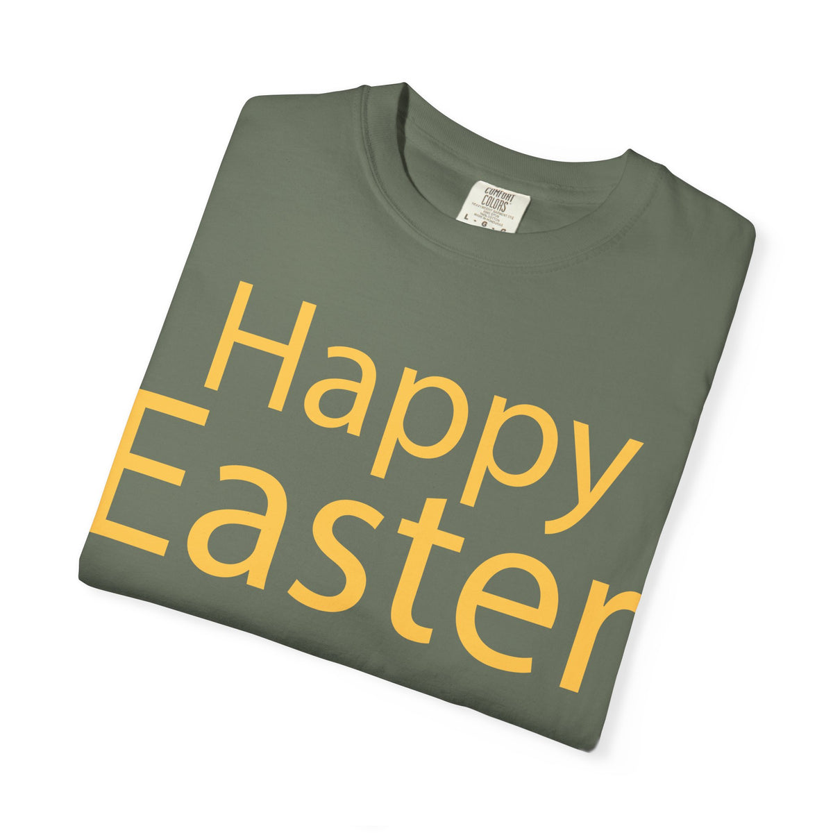 Happy Easter T-Shirt, Tee Shirt with Easter Signature, T Shirt with Easter Prints, Tee Shirt with Easter Design