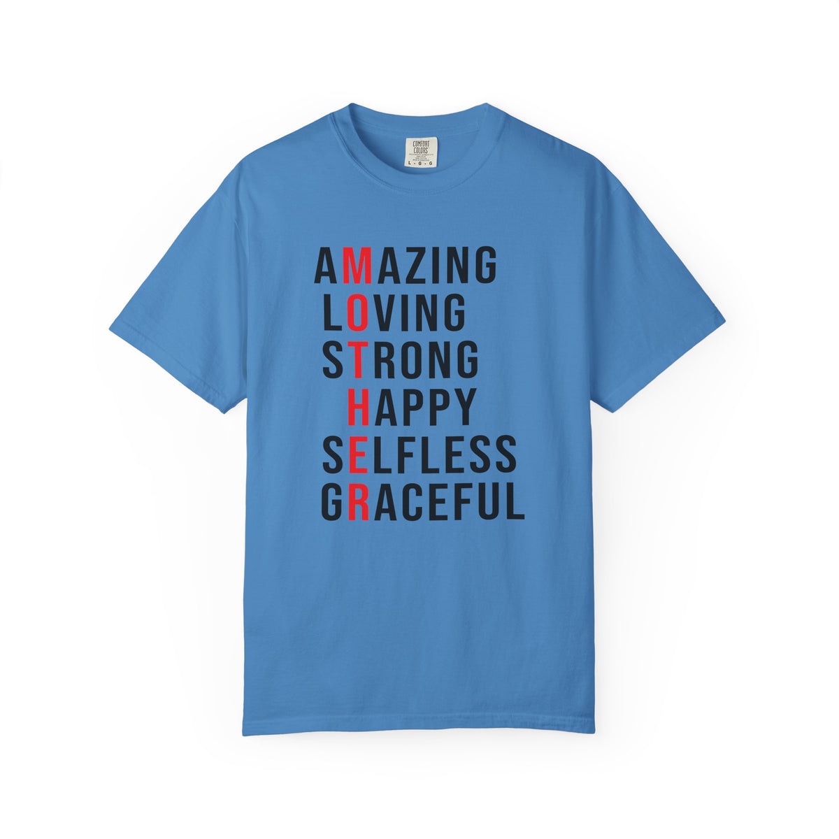Mom T-shirt Mother's Day Mama Tee Unisex Comfort Colors Garment-Dyed Cotton h14