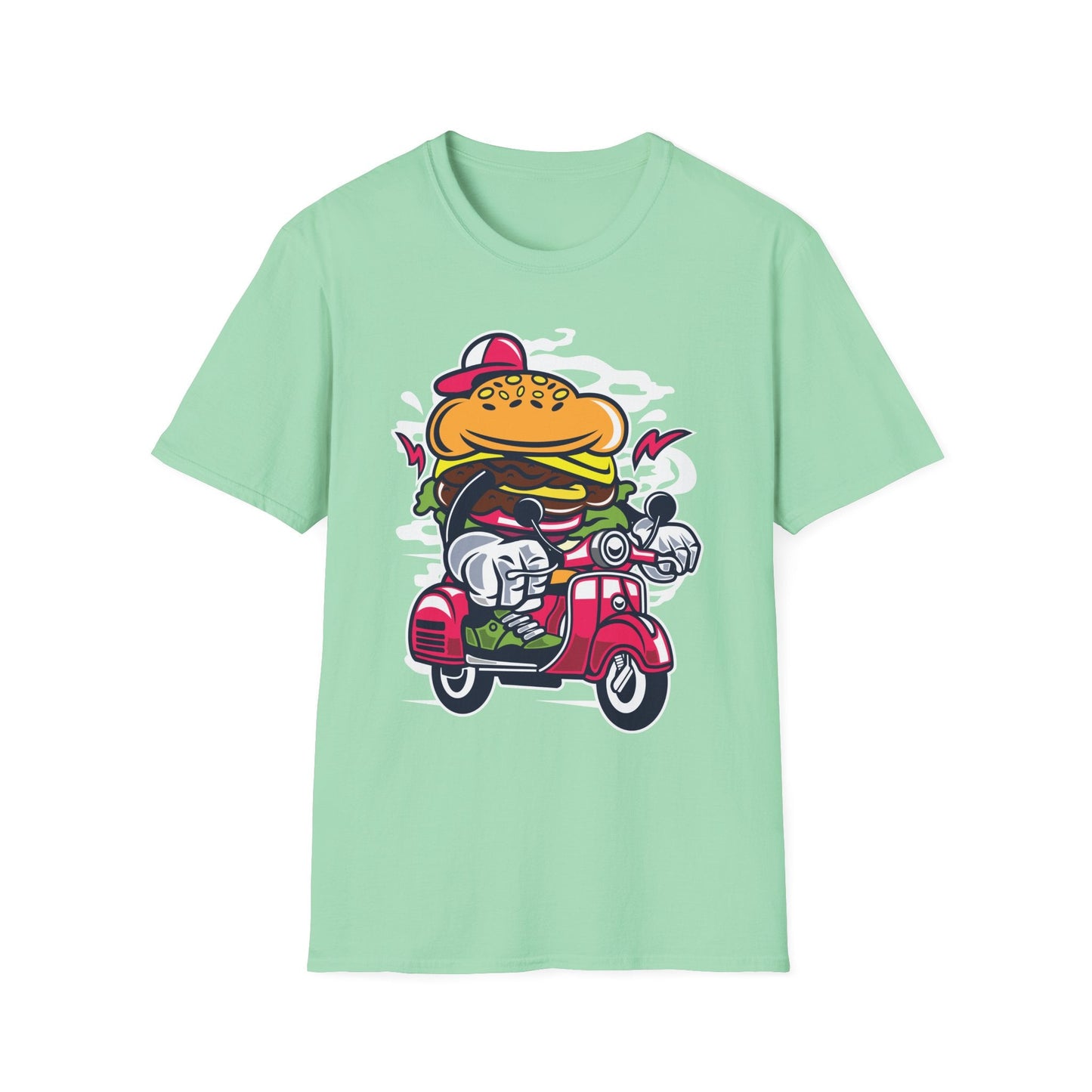 Cartoon T Shirt Animation Tee Funny Unisex Softstyle Gildan 64000 100 Percent Ring Spun Cotton