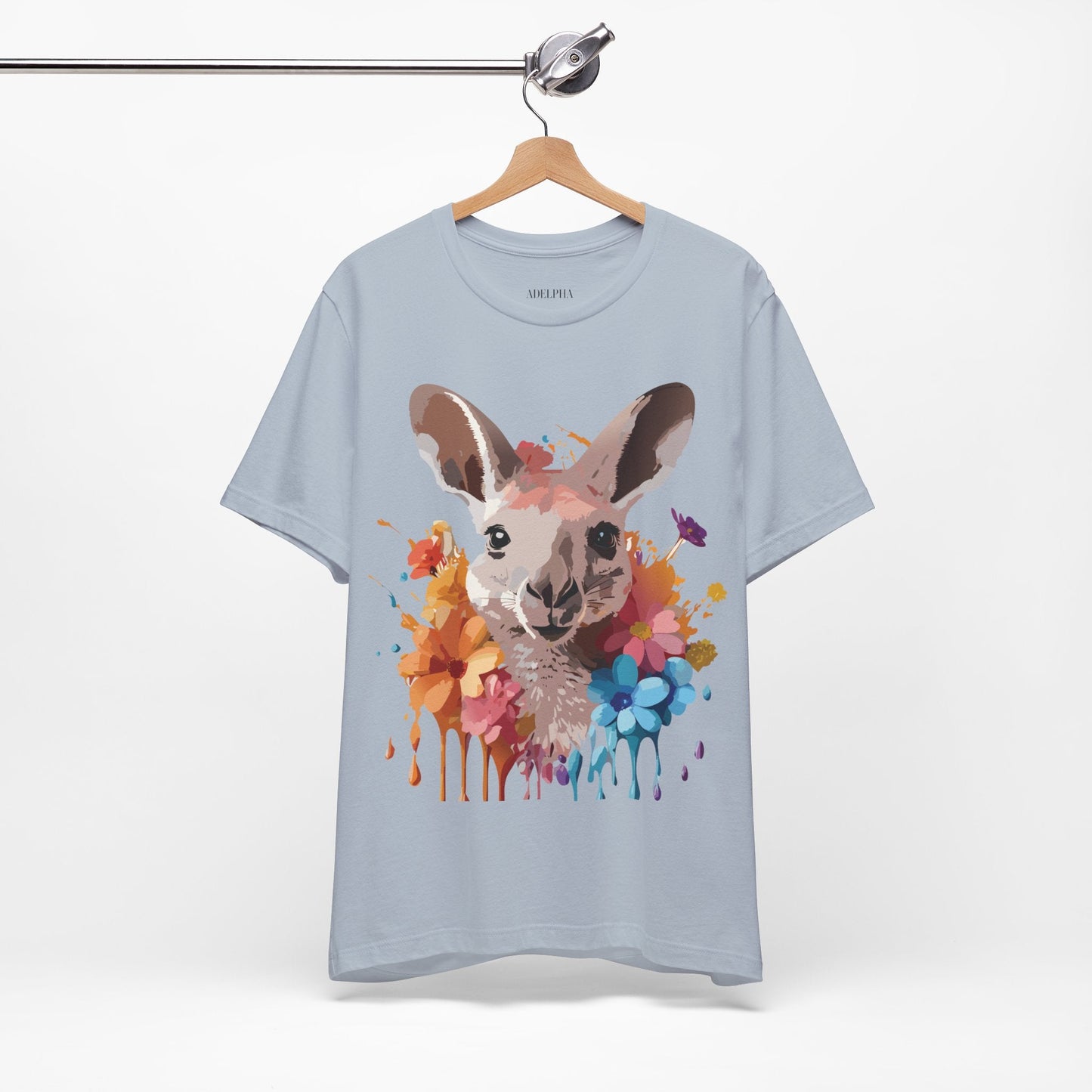 Kangaroo Graphic T Shirt Unisex Adelpha Art Design Tee Vintage Inspired Artwork For Everyday Style