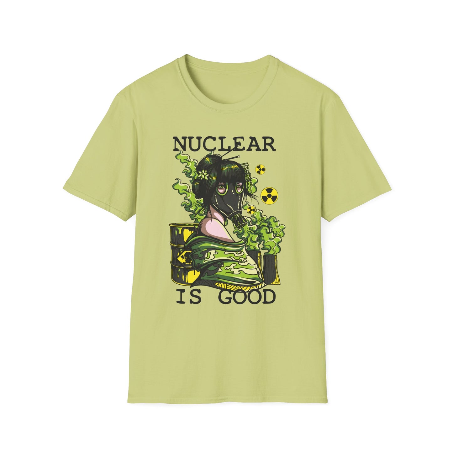 Unisex Cotton T-Shirt with Cartoon Graphic Design