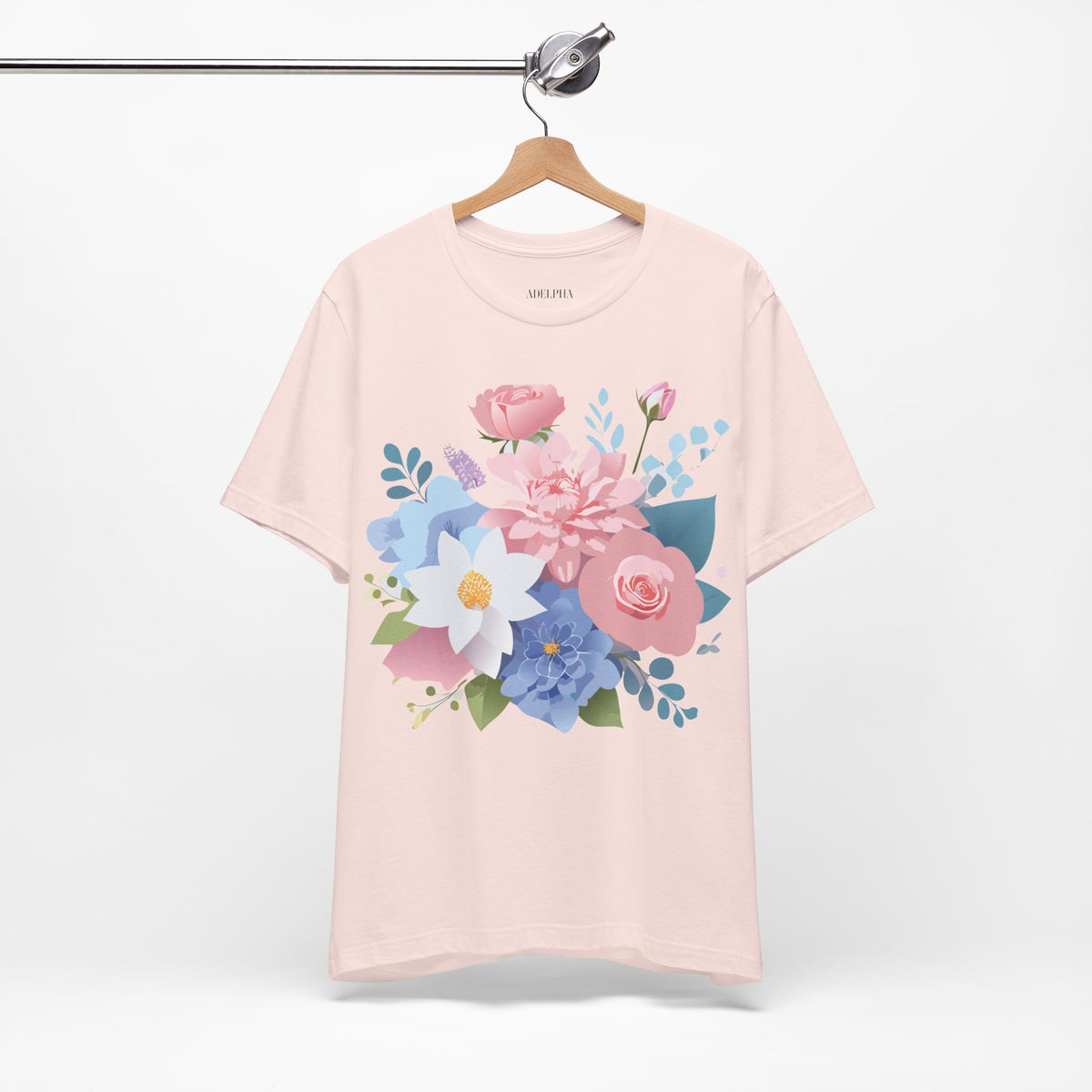 Floral Graphic Tee Shirt - Bella+Canvas Unisex 100 Cotton 31