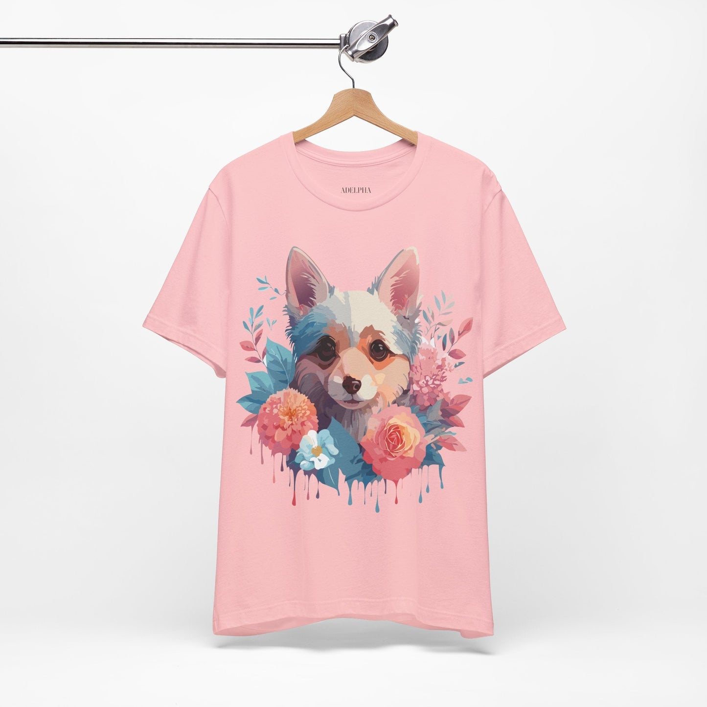 Dog Graphic Tee Unisex Short Sleeve Premium Vintage Inspired Artwork From Adelpha