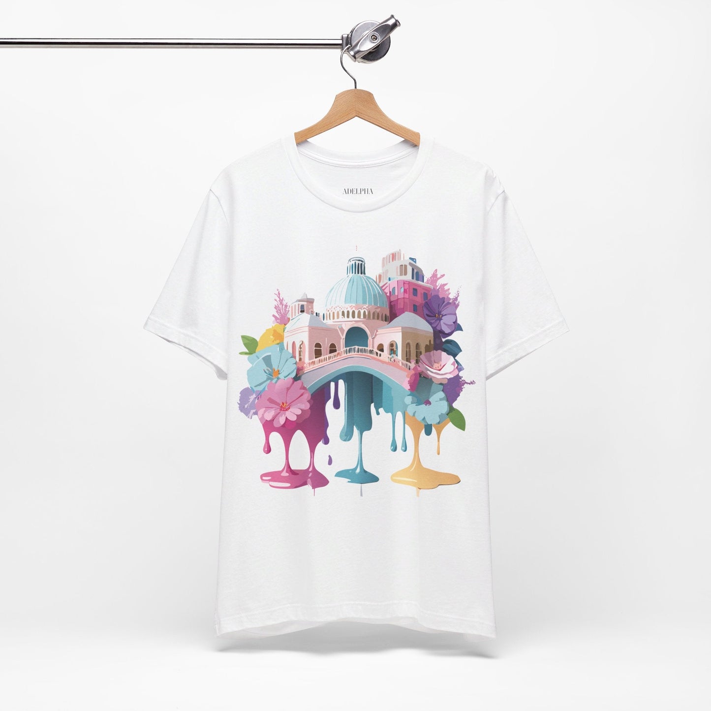 Venice Inspired Tourist Shirt Unisex Graphic Tee Adelpha Vintage Artwork Design Art