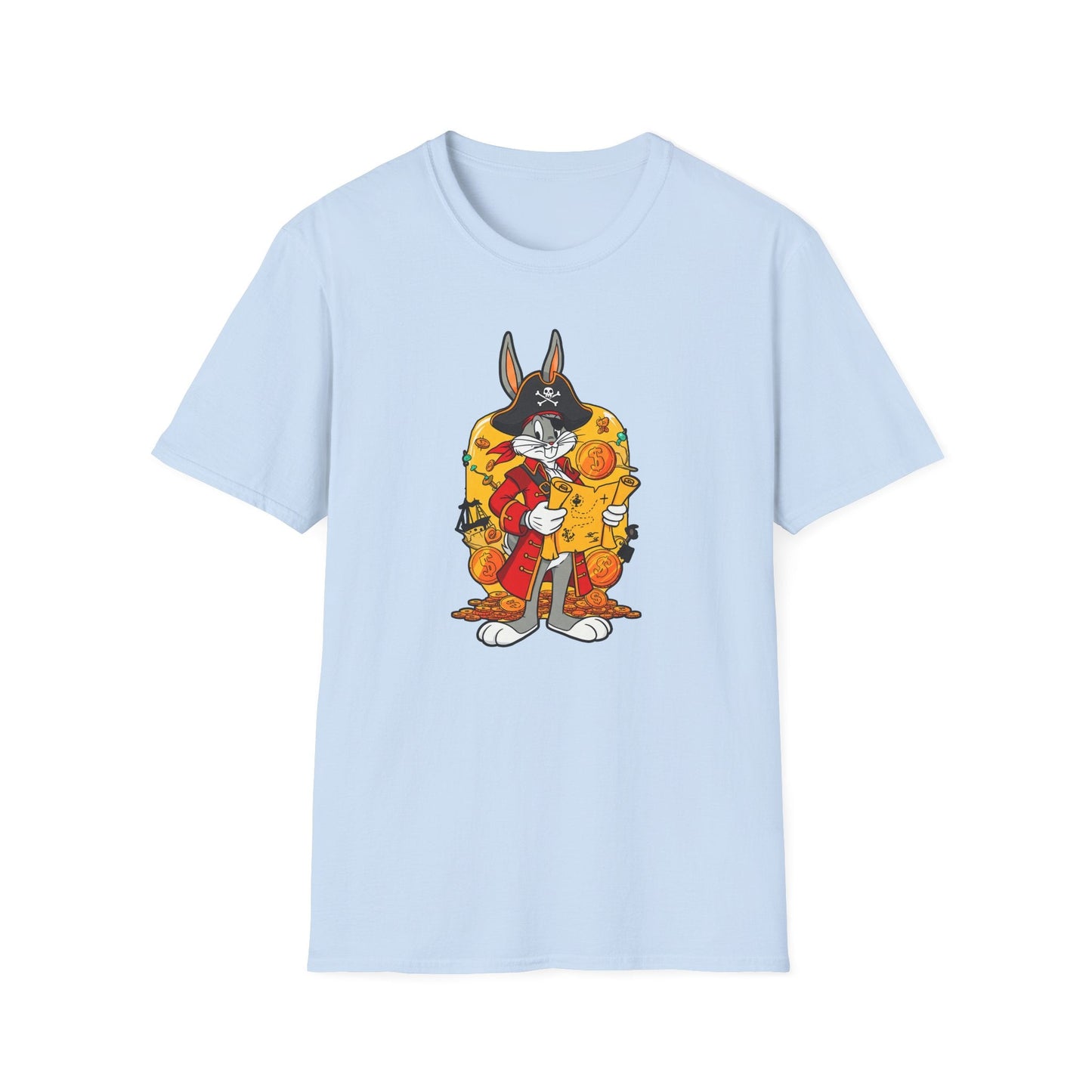 Bugs Bunny Shirt Unisex T Shirt Cartoon Design Animation Tee Gildan Softstyle 64000